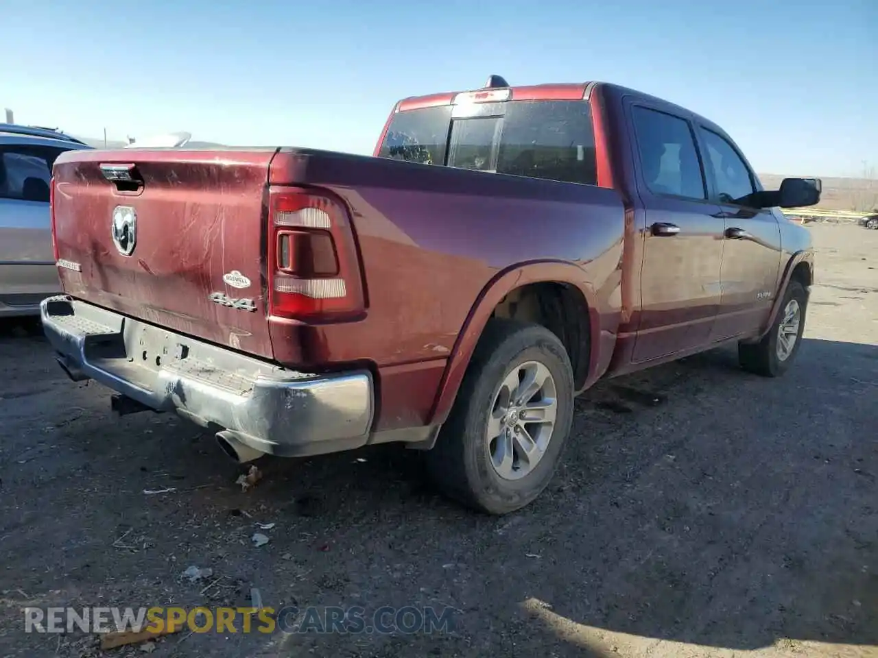 3 fotografías del automóvil dañado 1C6SRFJT3NN473225 RAM 1500 2022