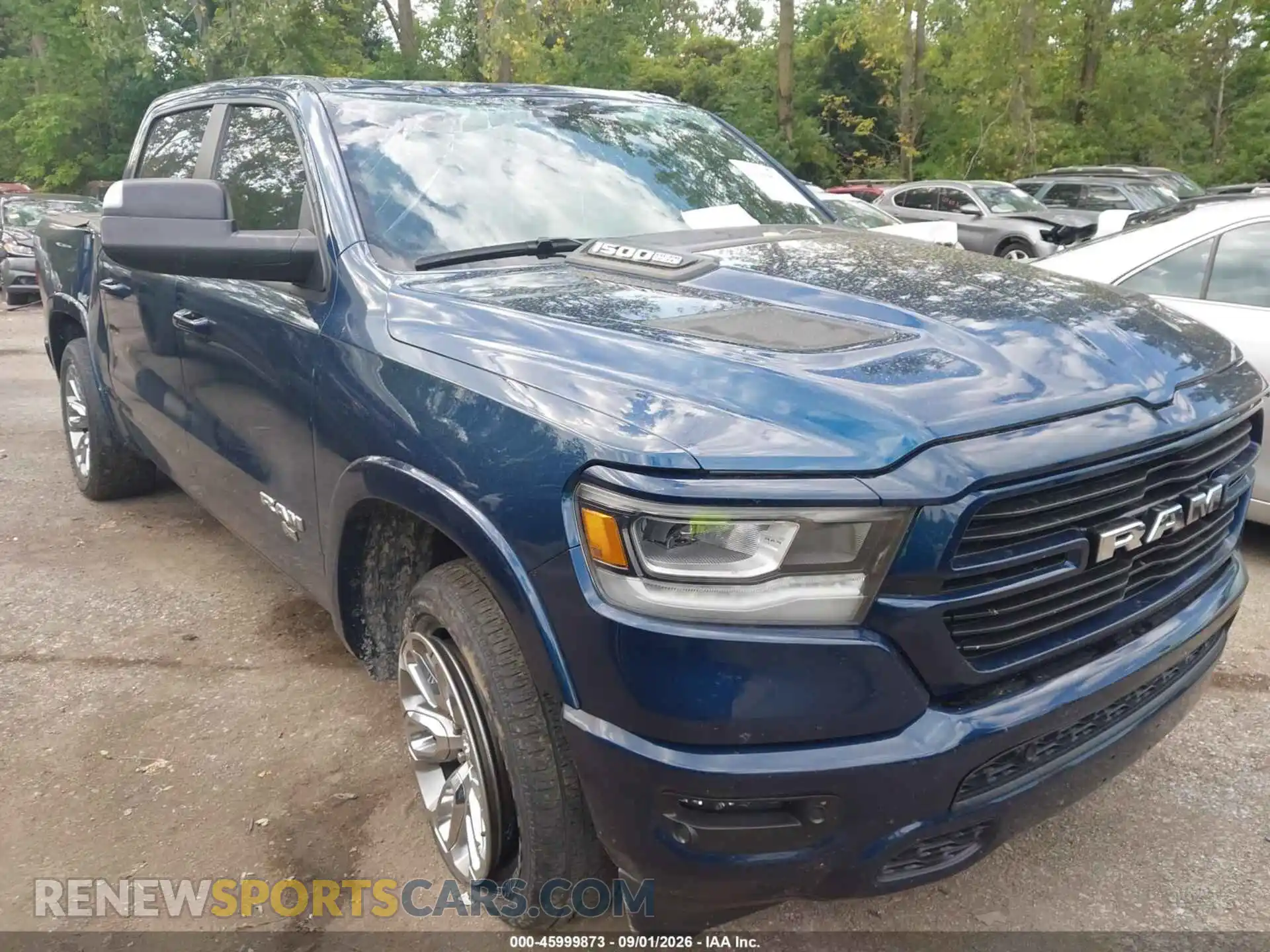 1 Photograph of a damaged car 1C6SRFJT4NN295891 RAM 1500 2022