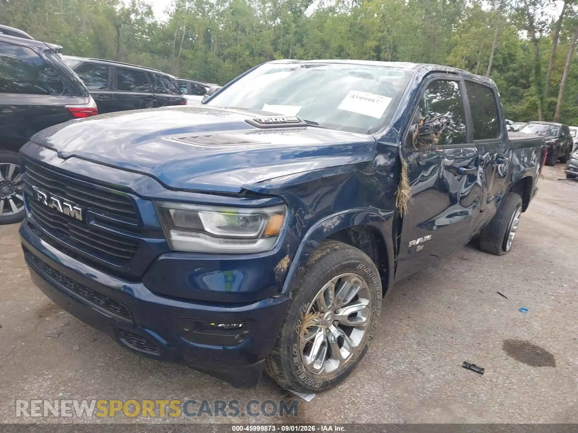 2 Photograph of a damaged car 1C6SRFJT4NN295891 RAM 1500 2022