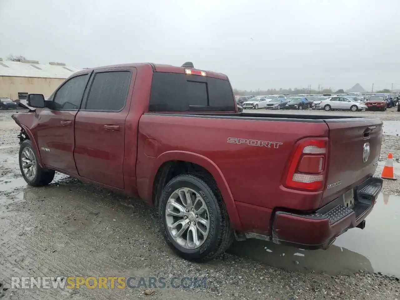 2 Photograph of a damaged car 1C6SRFJT5NN355435 RAM 1500 2022