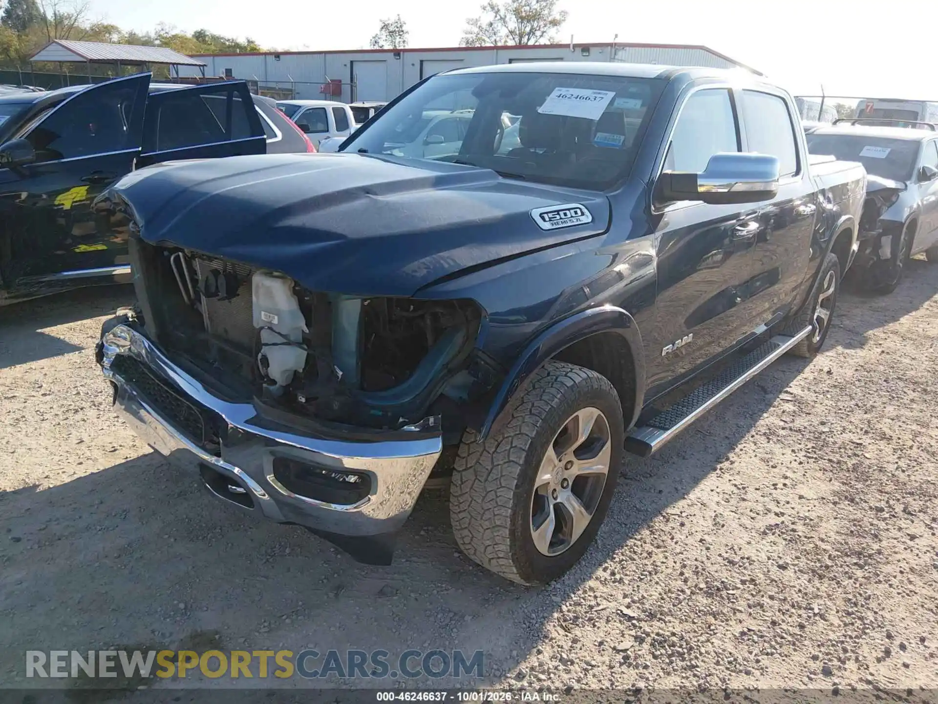 2 Photograph of a damaged car 1C6SRFJT6NN376875 RAM 1500 2022