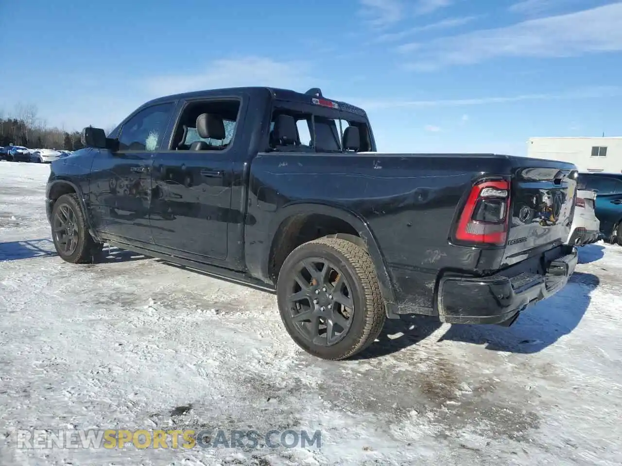 2 Photograph of a damaged car 1C6SRFJT8NN347524 RAM 1500 2022