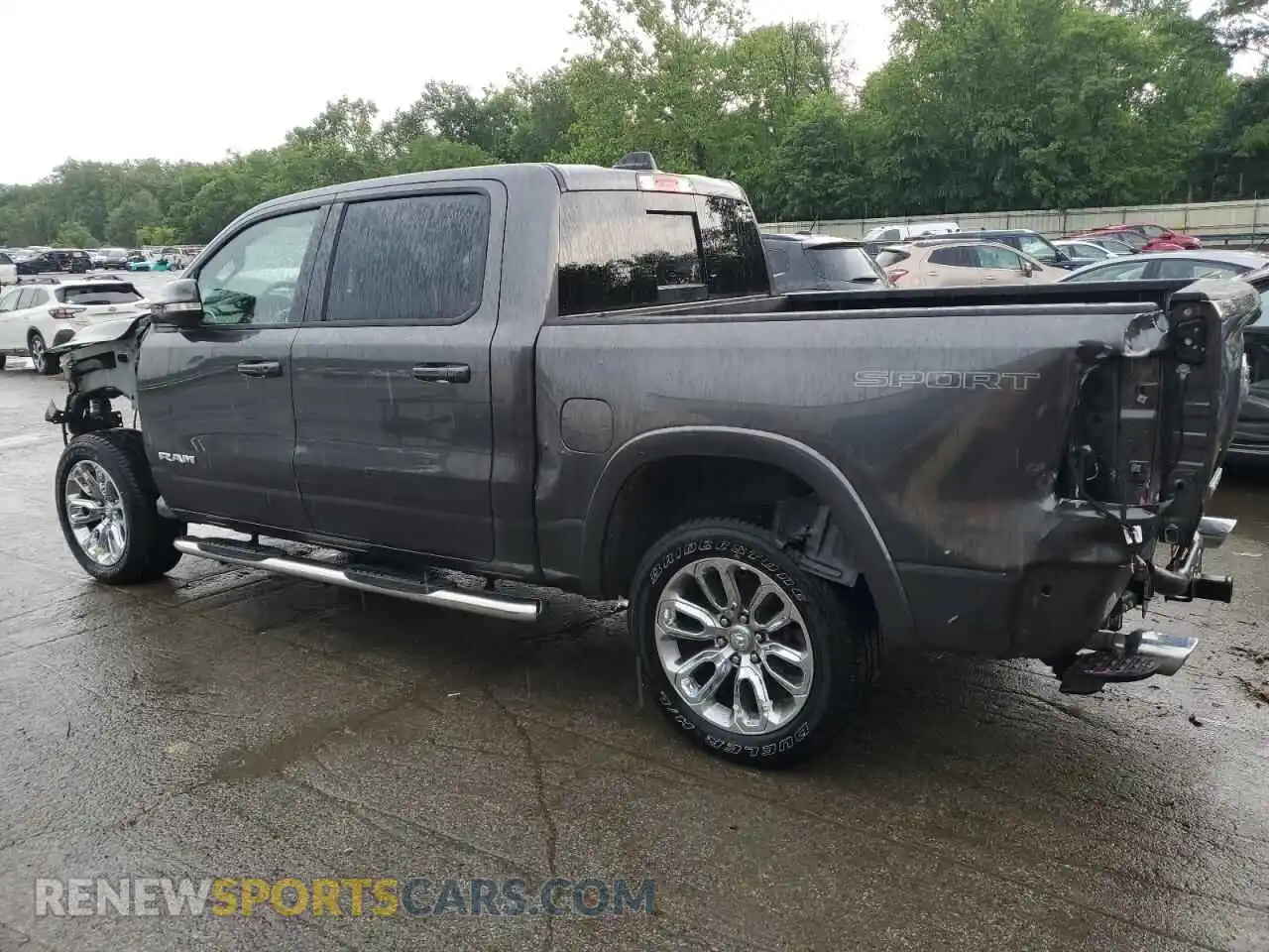 2 Photograph of a damaged car 1C6SRFJTXNN447995 RAM 1500 2022