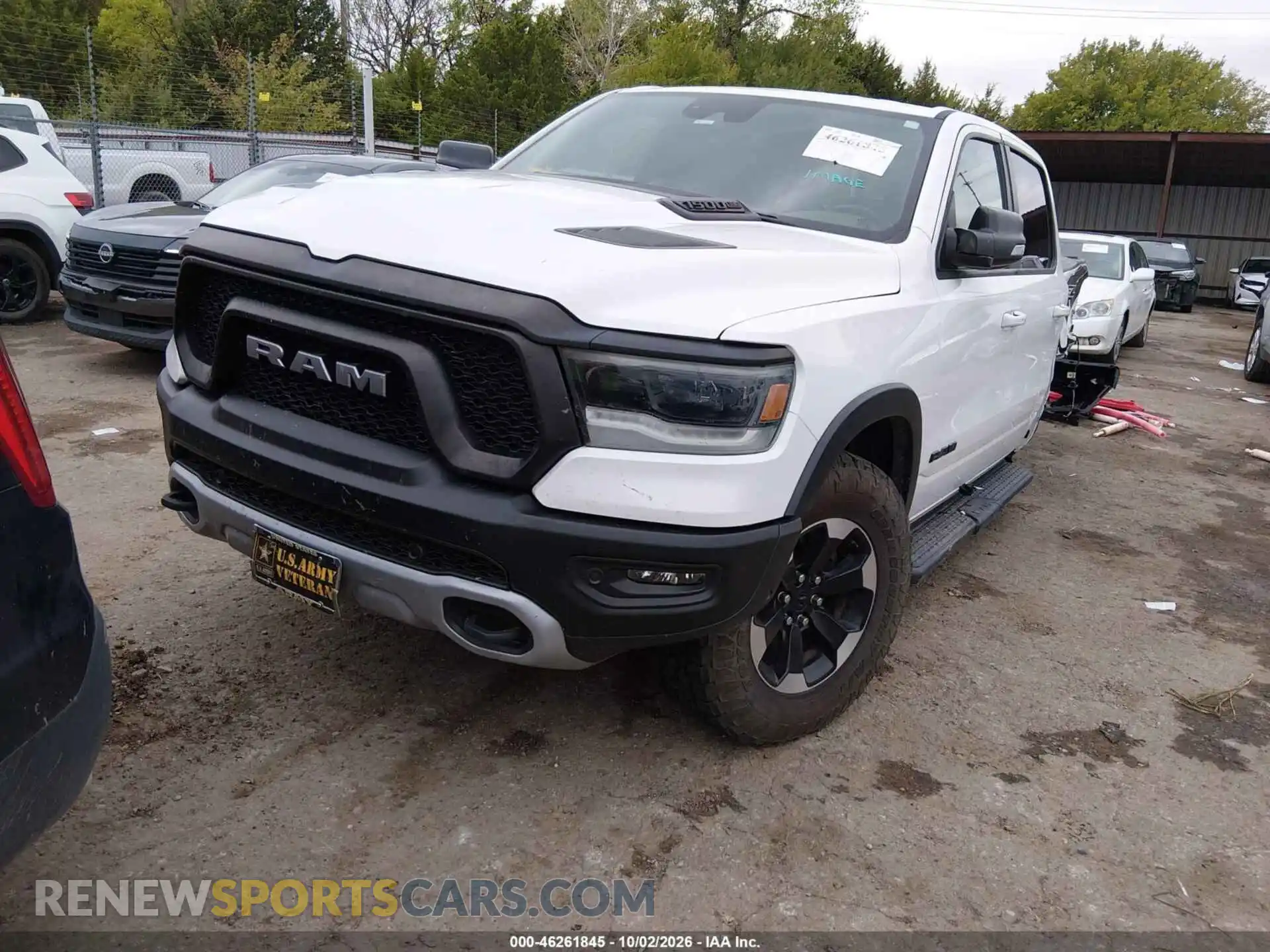 2 fotografías del automóvil dañado 1C6SRFLM5NN209686 RAM 1500 2022