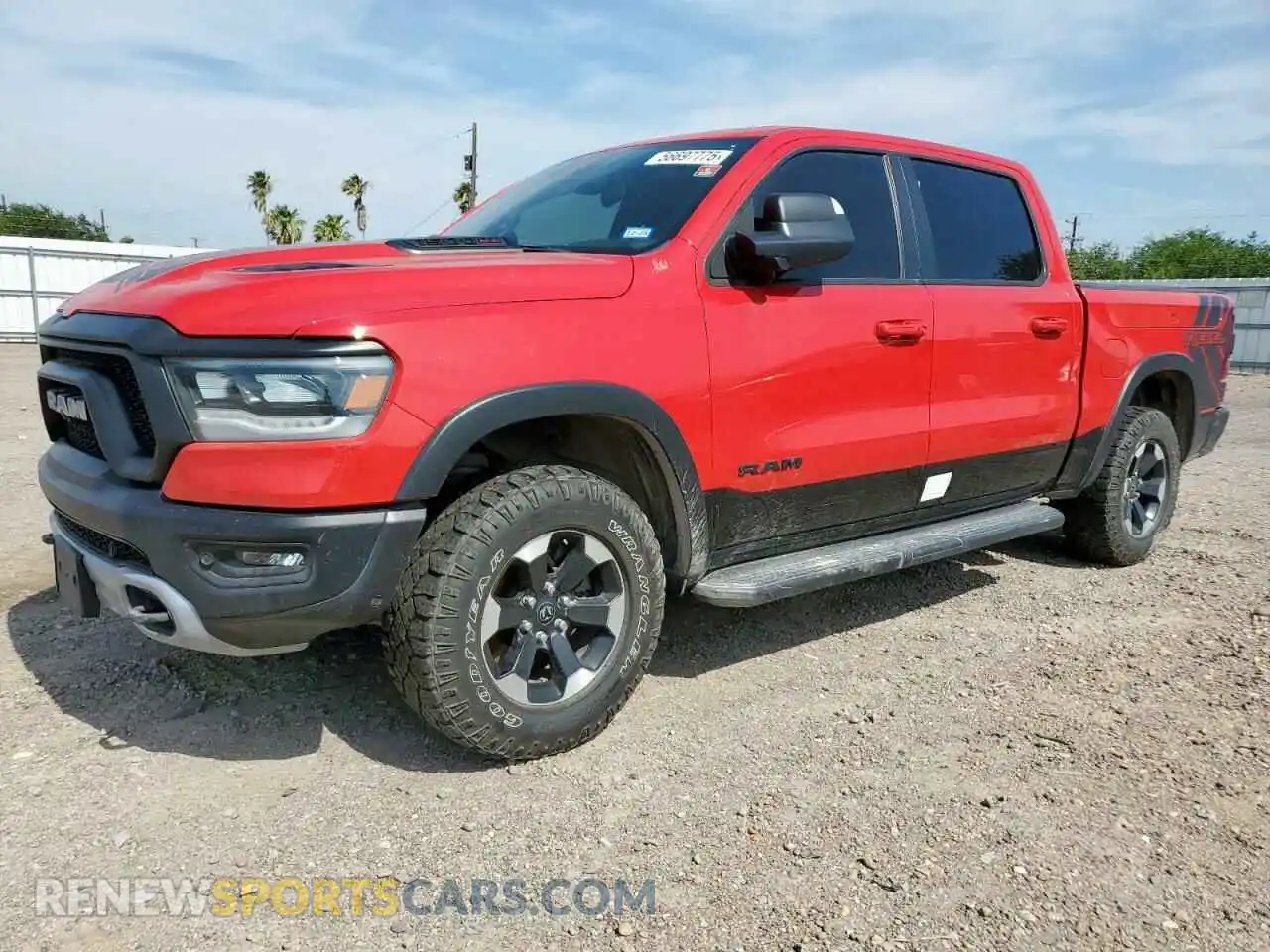 1 Photograph of a damaged car 1C6SRFLM7NN414619 RAM 1500 2022