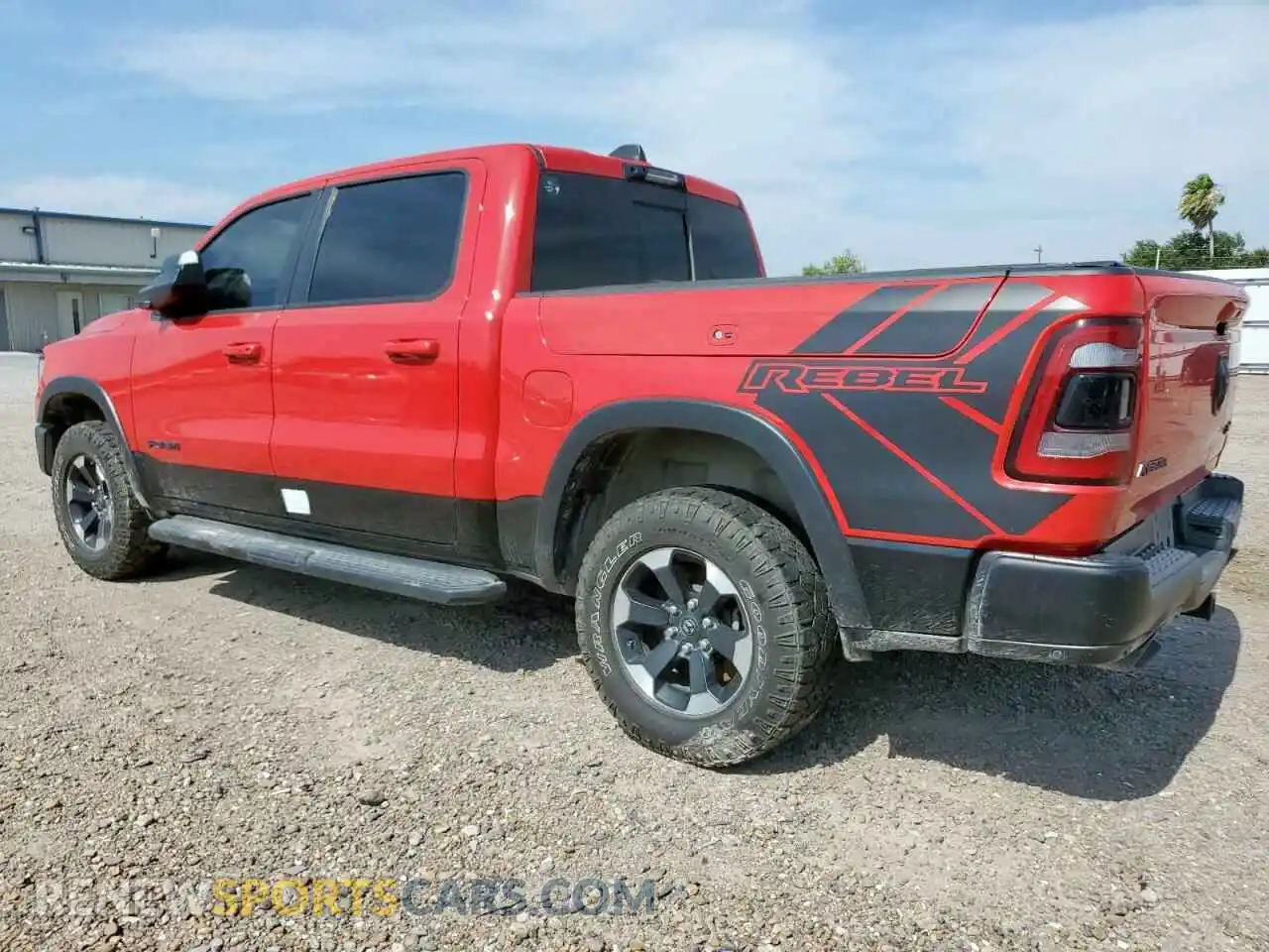 2 Photograph of a damaged car 1C6SRFLM7NN414619 RAM 1500 2022