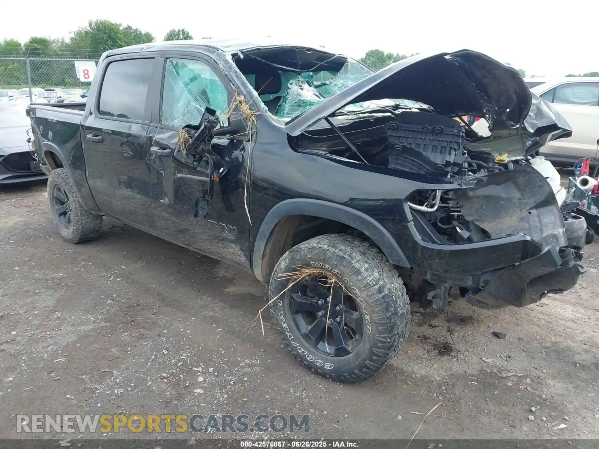 1 Photograph of a damaged car 1C6SRFLT2NN398031 RAM 1500 2022