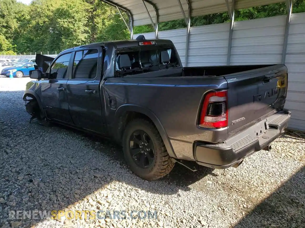 2 Photograph of a damaged car 1C6SRFLT4NN224428 RAM 1500 2022
