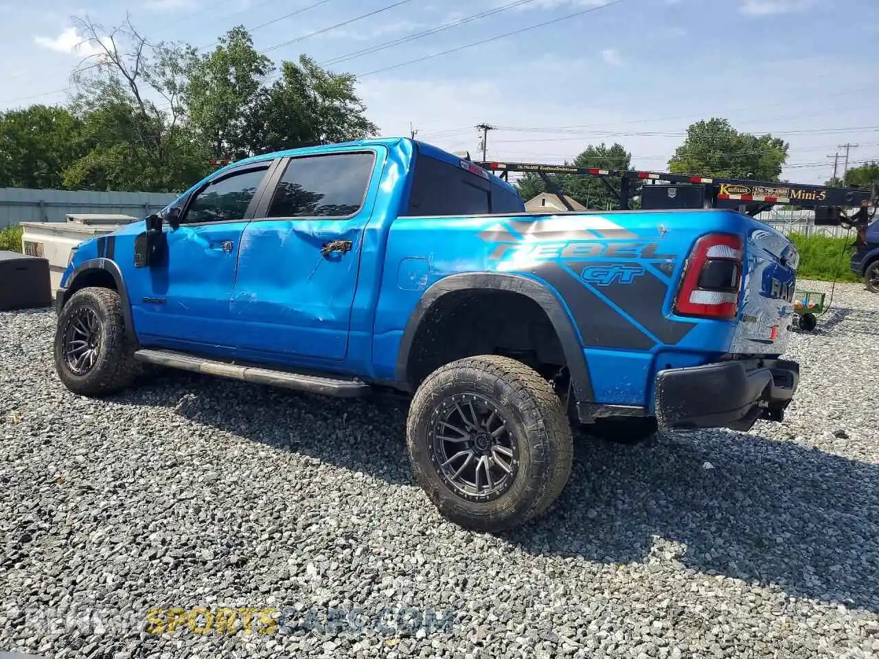 2 Photograph of a damaged car 1C6SRFLT4NN270292 RAM 1500 2022