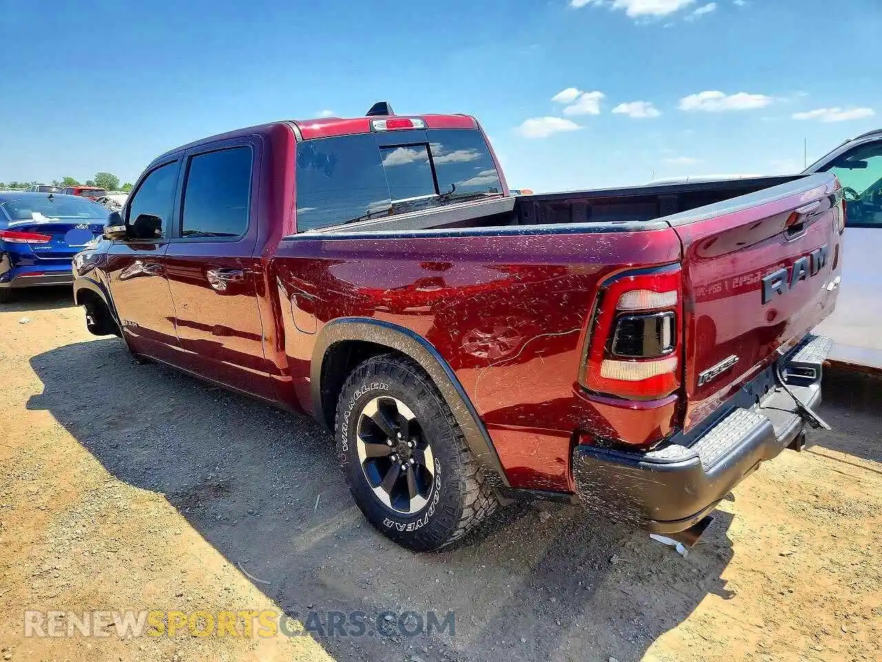 2 Photograph of a damaged car 1C6SRFLTXNN470352 RAM 1500 2022