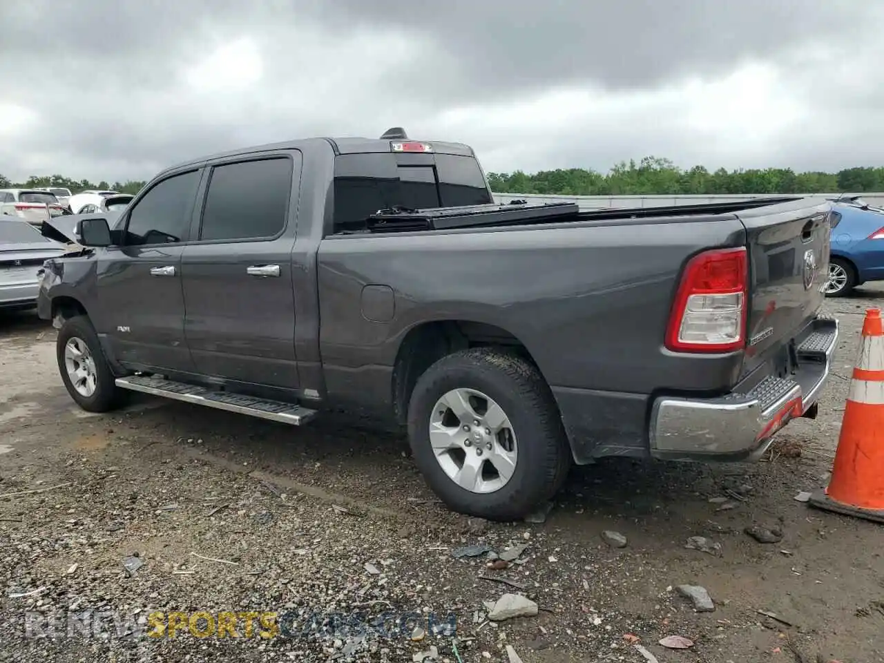 2 Photograph of a damaged car 1C6SRFMT8NN380017 RAM 1500 2022
