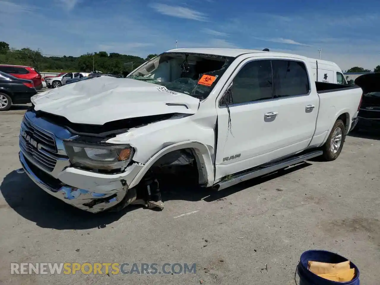1 Photograph of a damaged car 1C6SRFRT7NN330119 RAM 1500 2022