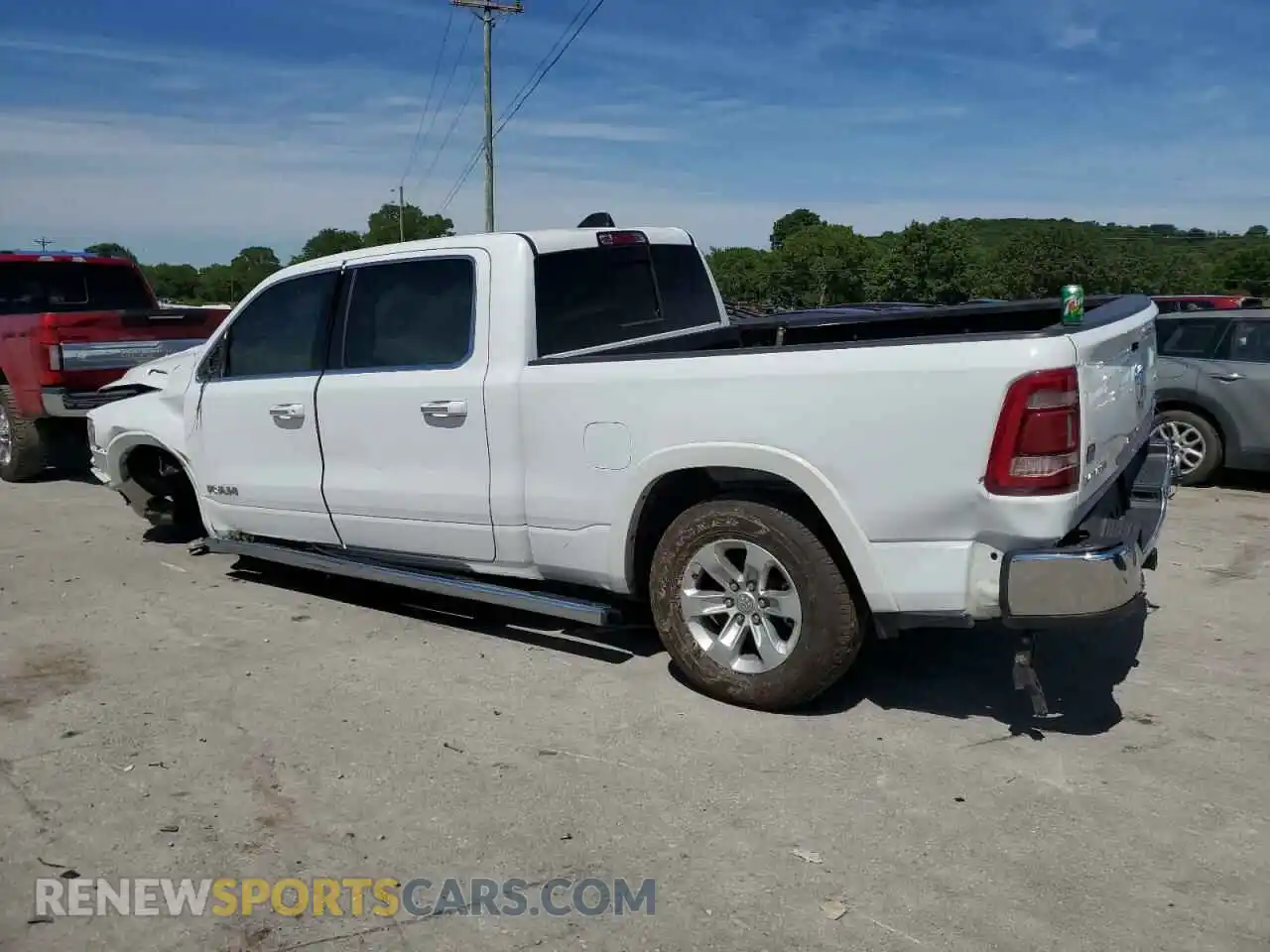 2 Photograph of a damaged car 1C6SRFRT7NN330119 RAM 1500 2022