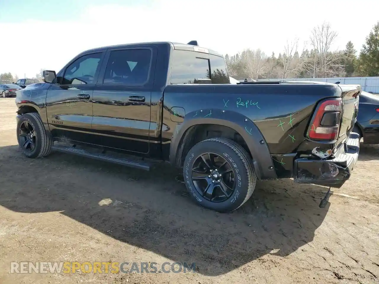 2 Photograph of a damaged car 1C6SRFVT5NN338550 RAM 1500 2022