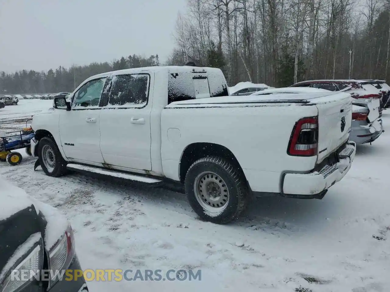2 Photograph of a damaged car 1C6SRFVT7NN277881 RAM 1500 2022