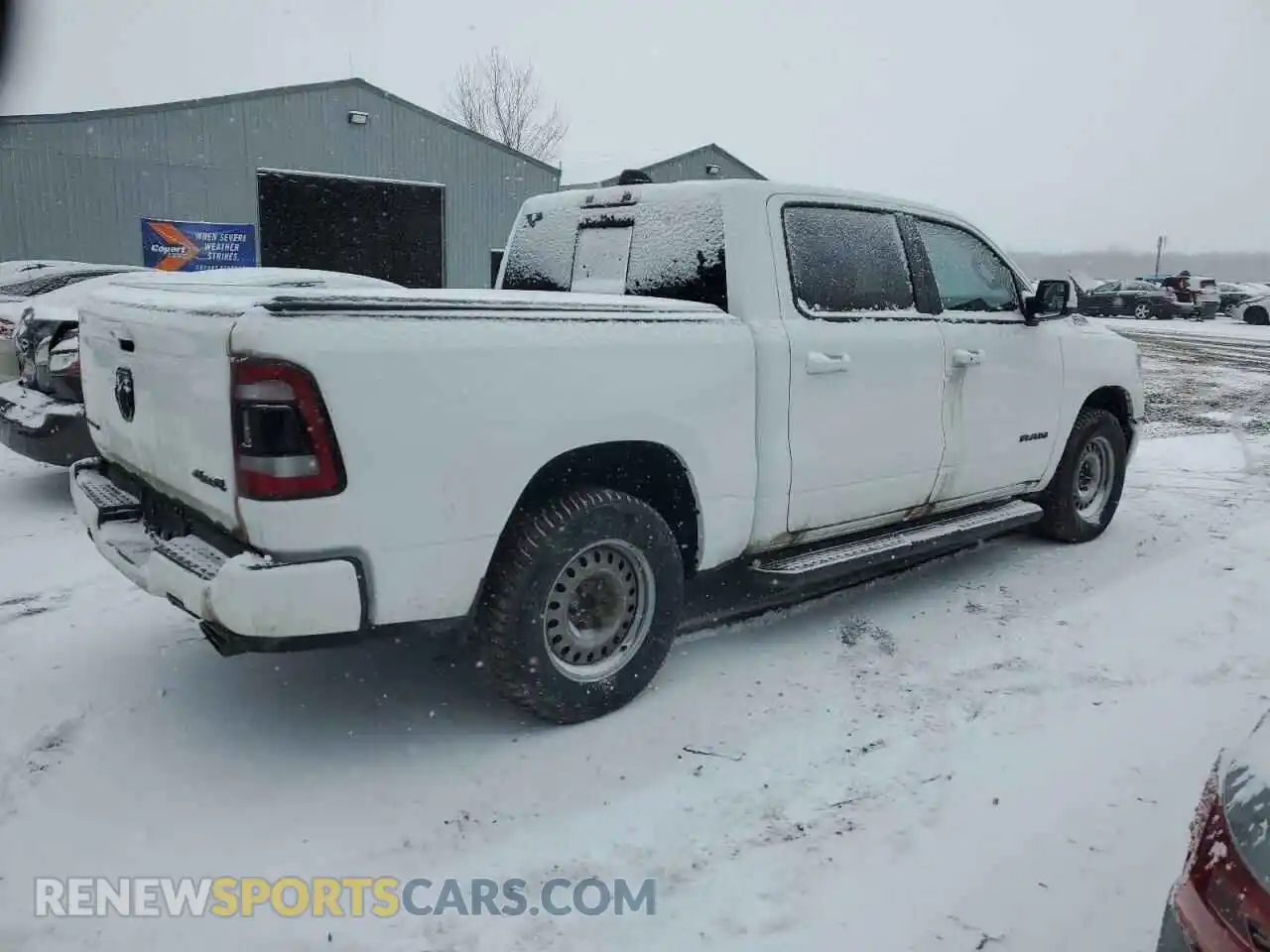 3 Photograph of a damaged car 1C6SRFVT7NN277881 RAM 1500 2022