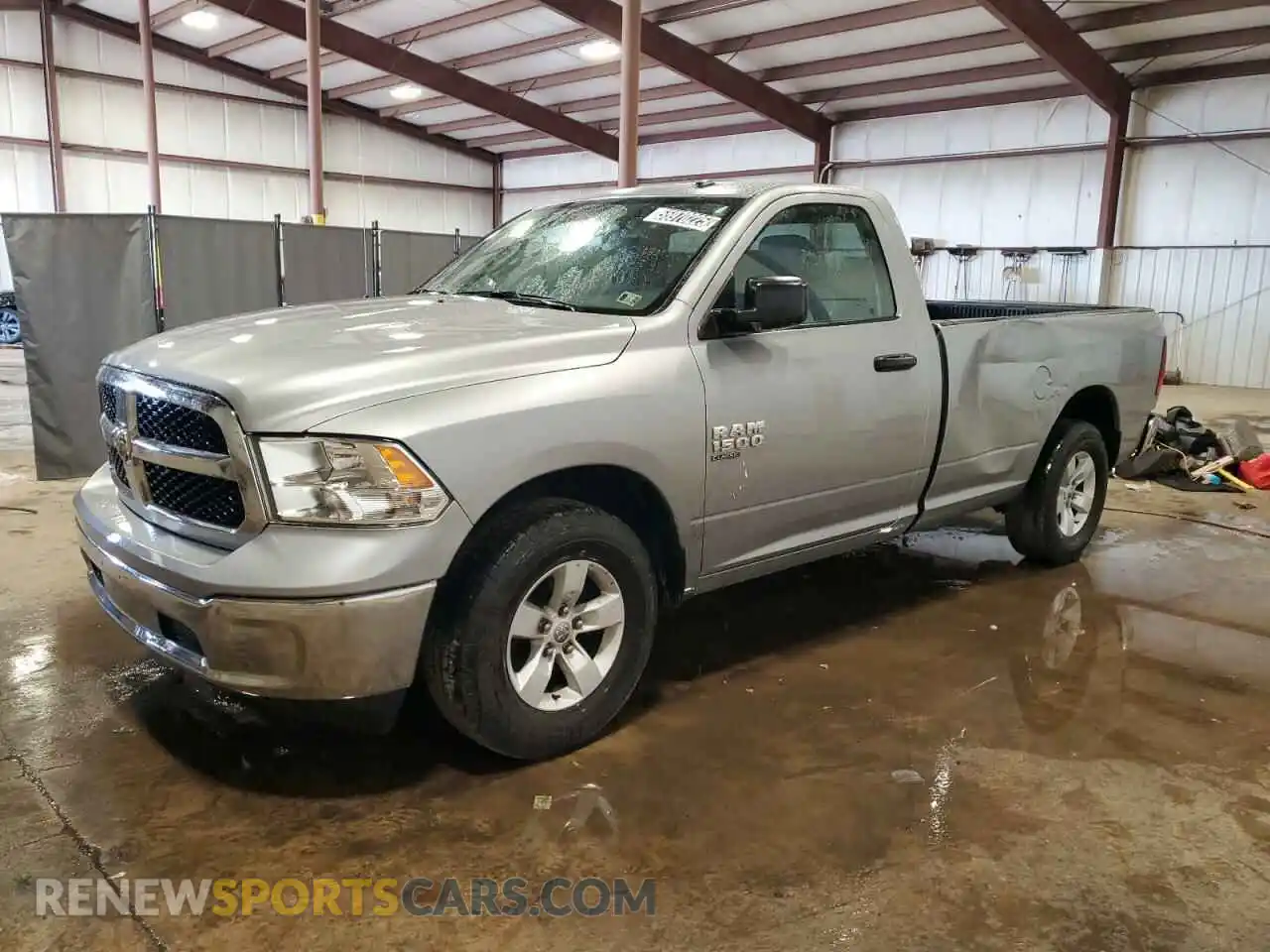 1 Photograph of a damaged car 3C6JR6DG2NG347005 RAM 1500 2022