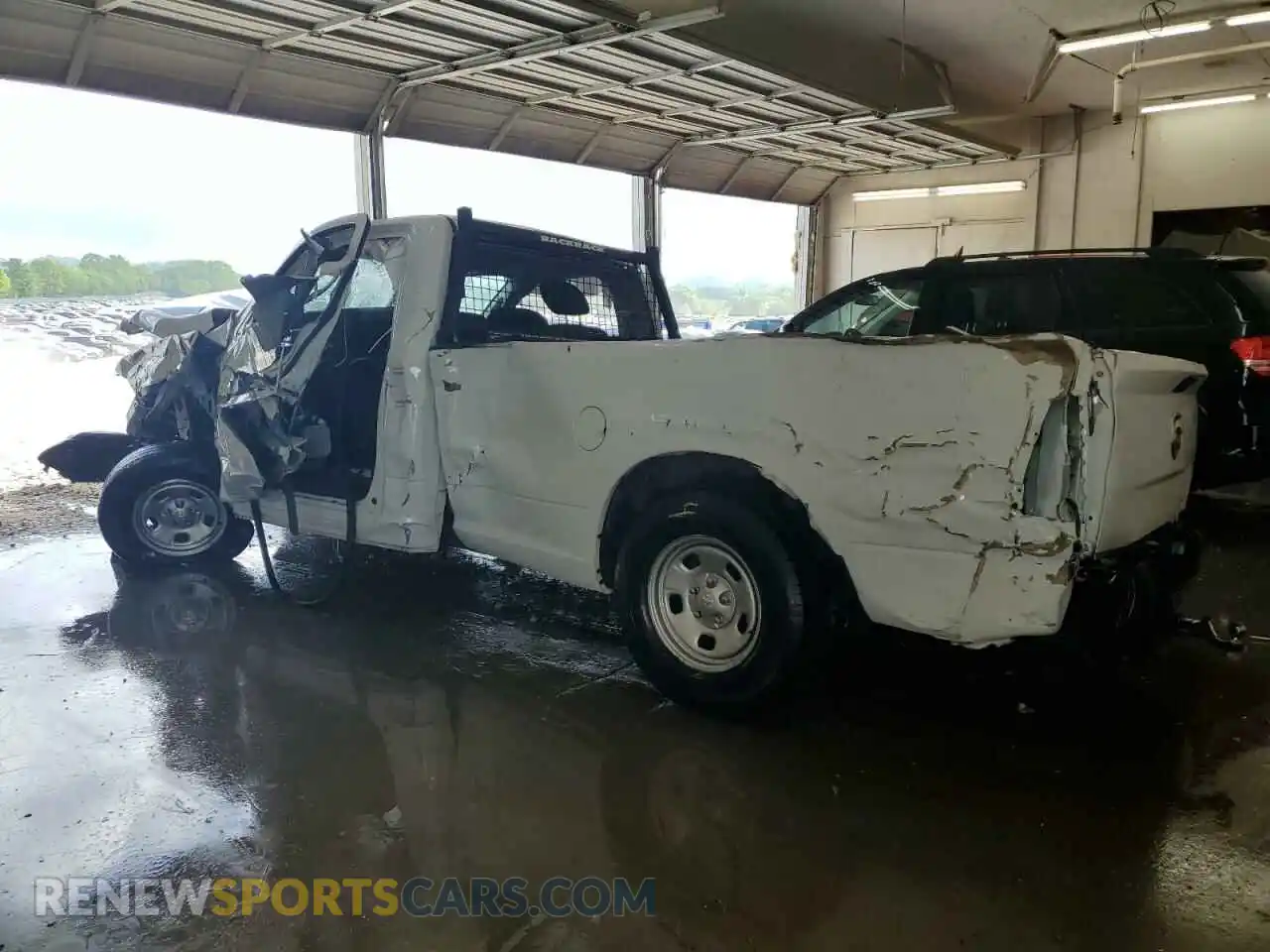 2 Photograph of a damaged car 3C6JR6DG5NG427804 RAM 1500 2022