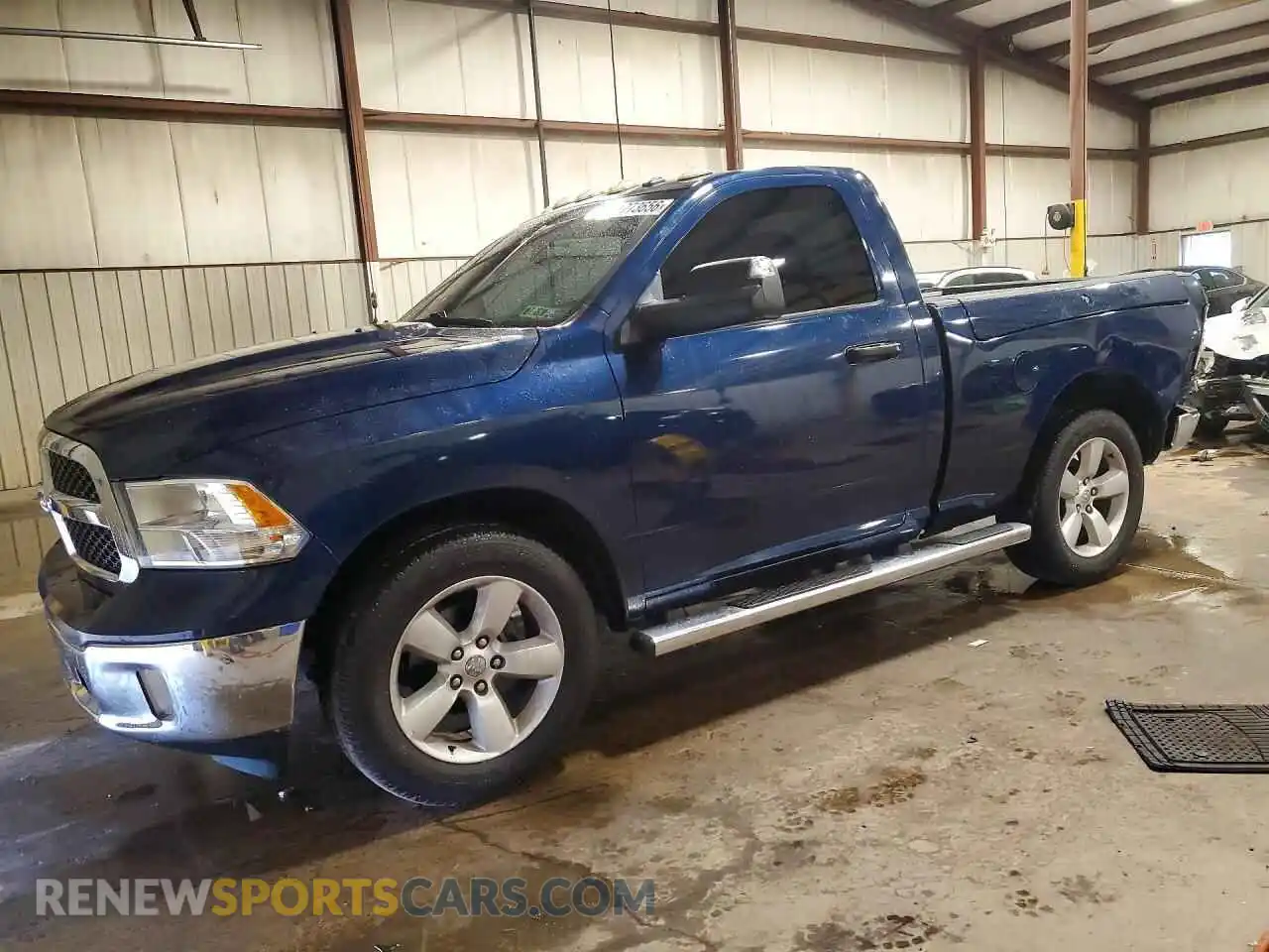 1 Photograph of a damaged car 3C6JR7AT0NG215531 RAM 1500 2022