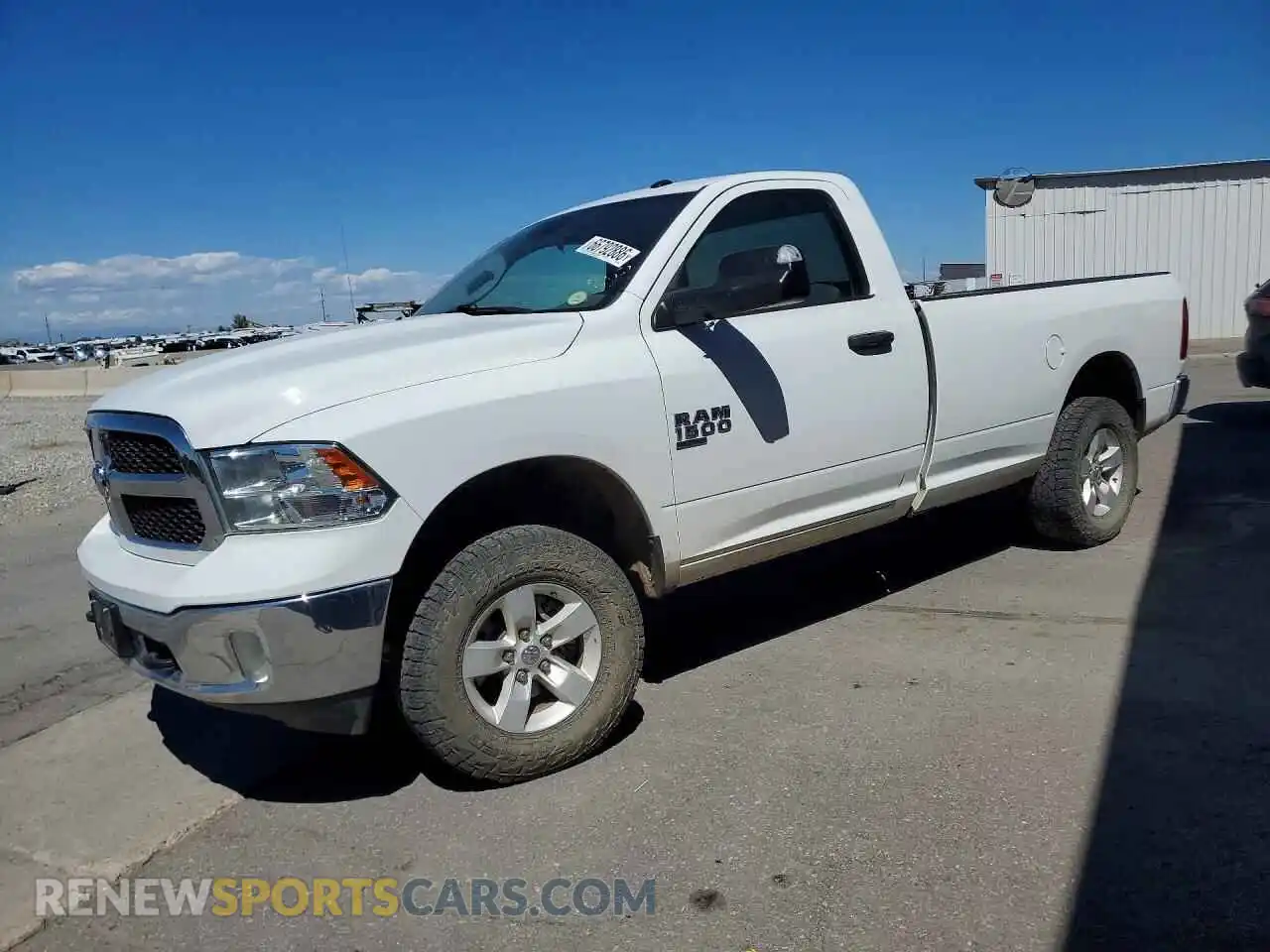 1 Photograph of a damaged car 3C6JR7DG6NG206346 RAM 1500 2022