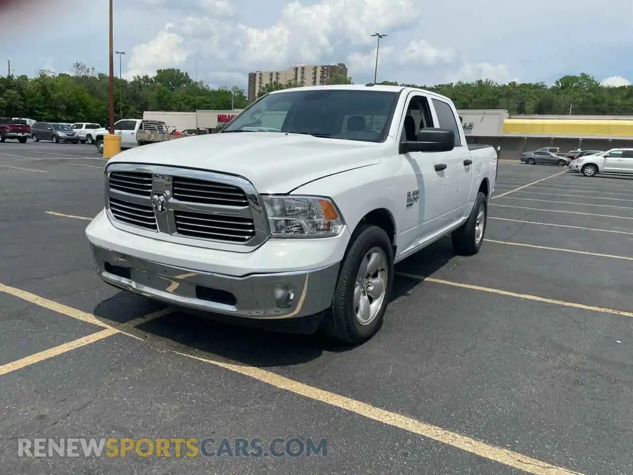 2 fotografías del automóvil dañado 3C6RR6KG0NG210652 RAM 1500 2022