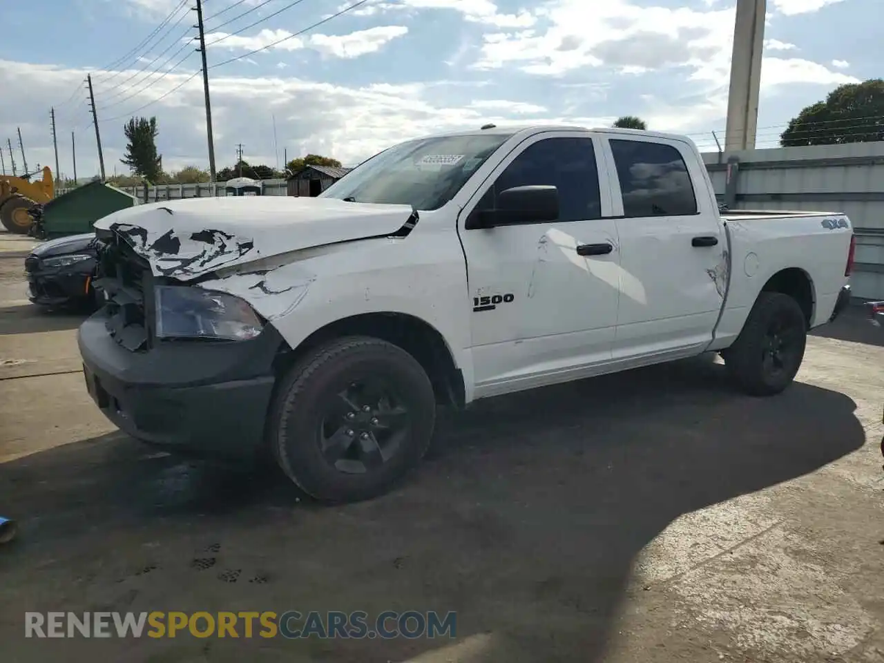 1 Photograph of a damaged car 3C6RR7KG2NG173724 RAM 1500 2022