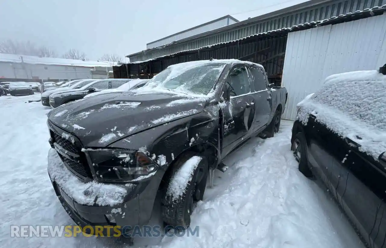 2 Photograph of a damaged car 3C6RR7KG4NG284534 RAM 1500 2022