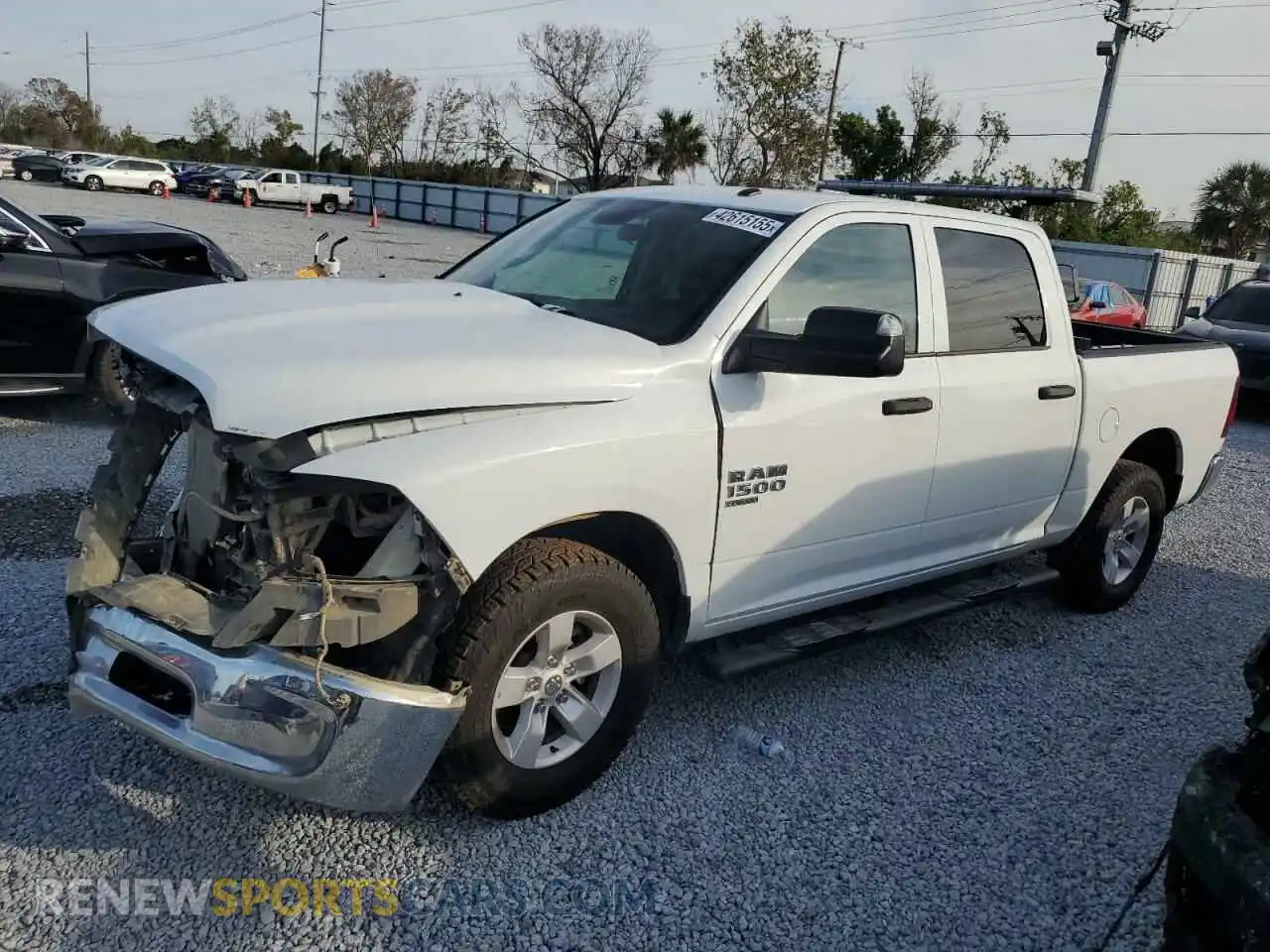 1 Photograph of a damaged car 3C6RR7KG6NG378110 RAM 1500 2022