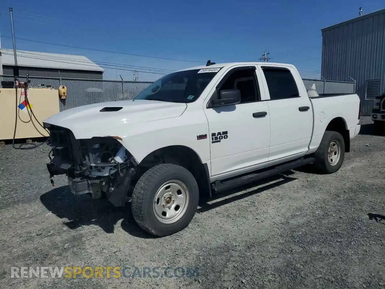 1 Photograph of a damaged car 3C6RR7KT4NG215162 RAM 1500 2022