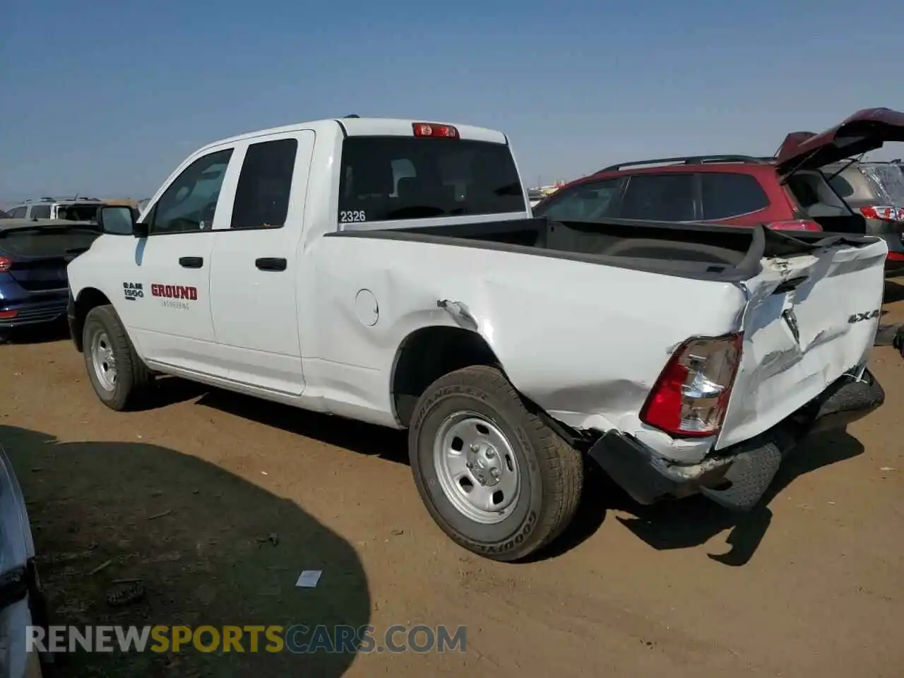 2 Photograph of a damaged car 1C6RR7FG2PS594705 RAM 1500 2023