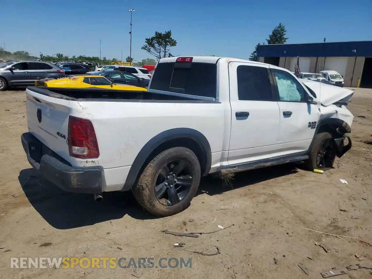 3 fotografías del automóvil dañado 1C6RR7LG1PS548268 RAM 1500 2023