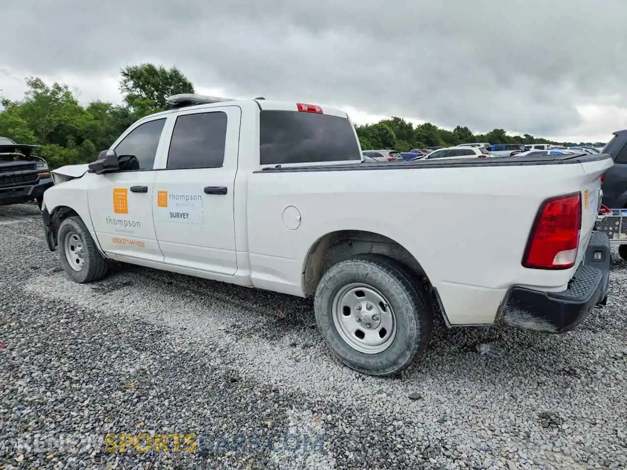 2 Photograph of a damaged car 1C6RR7STXPS527515 RAM 1500 2023