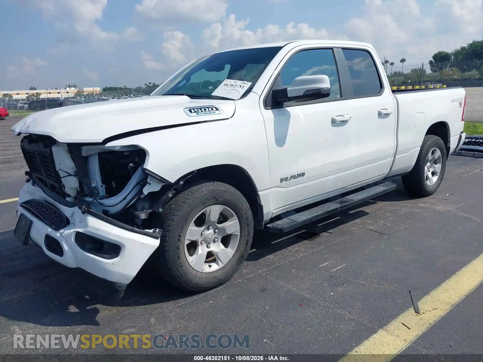 2 Photograph of a damaged car 1C6RREBG2PN604478 RAM 1500 2023