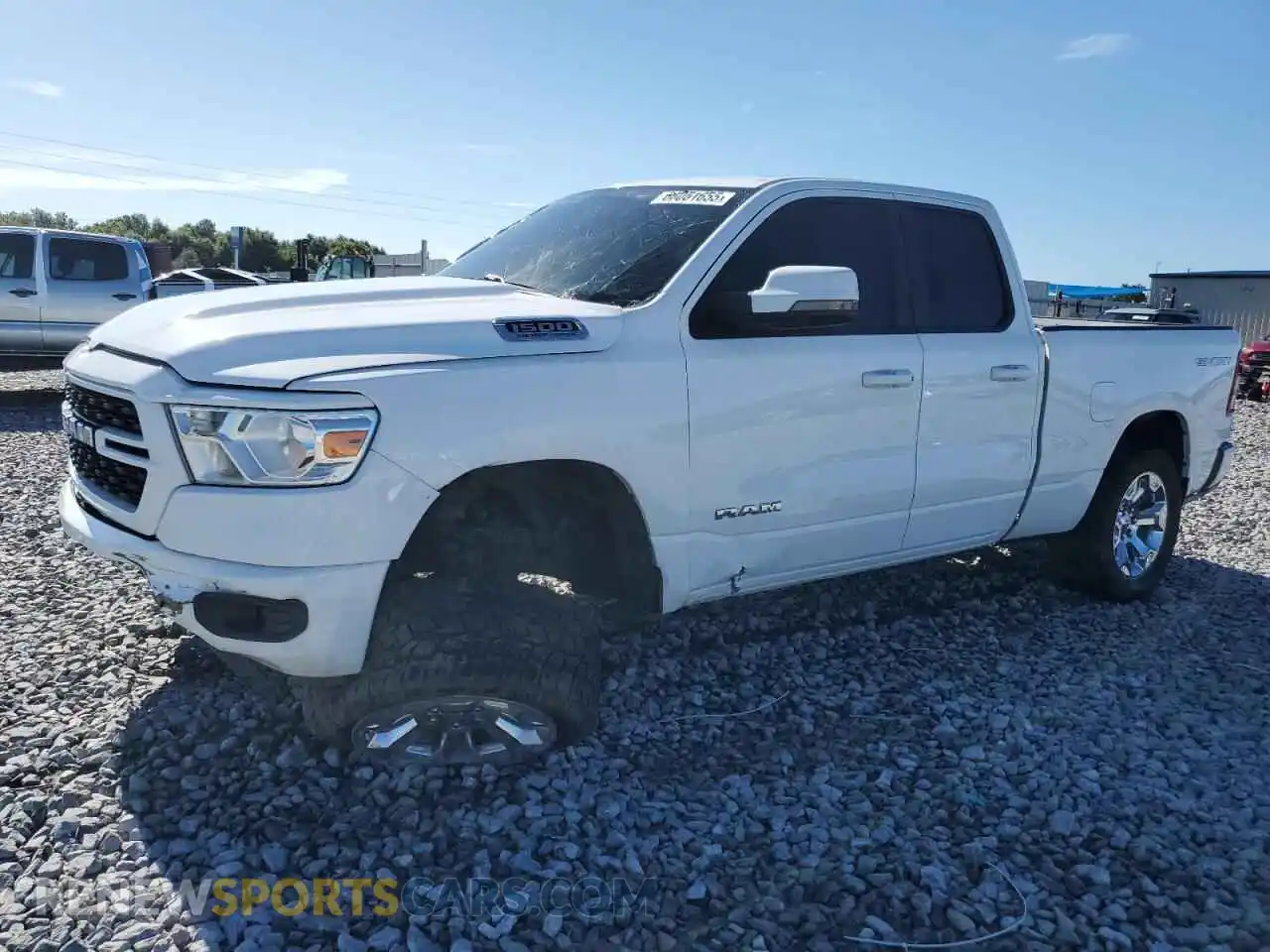 1 Photograph of a damaged car 1C6RREBT2PN565744 RAM 1500 2023