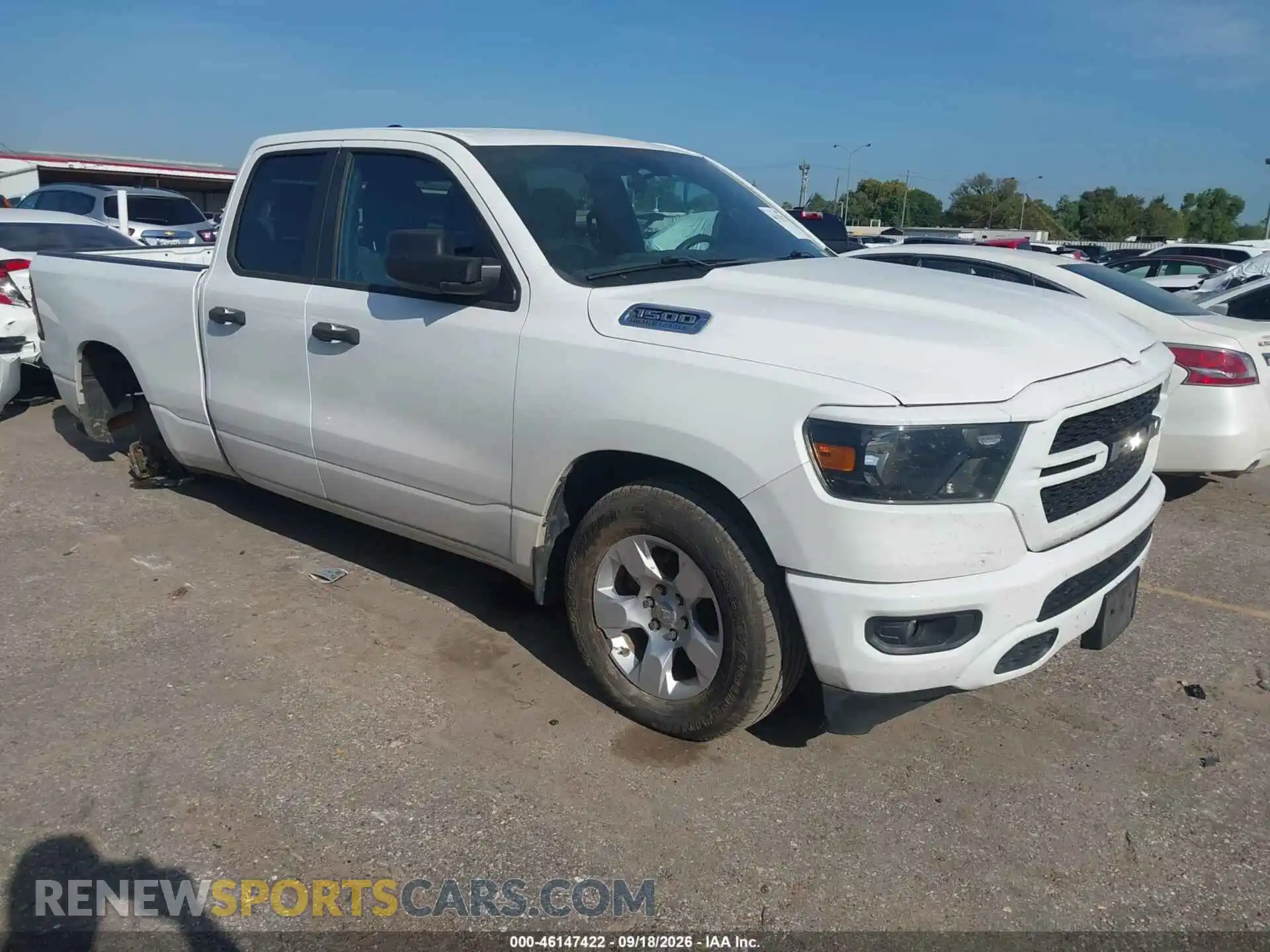 1 Photograph of a damaged car 1C6RRECT2PN664546 RAM 1500 2023