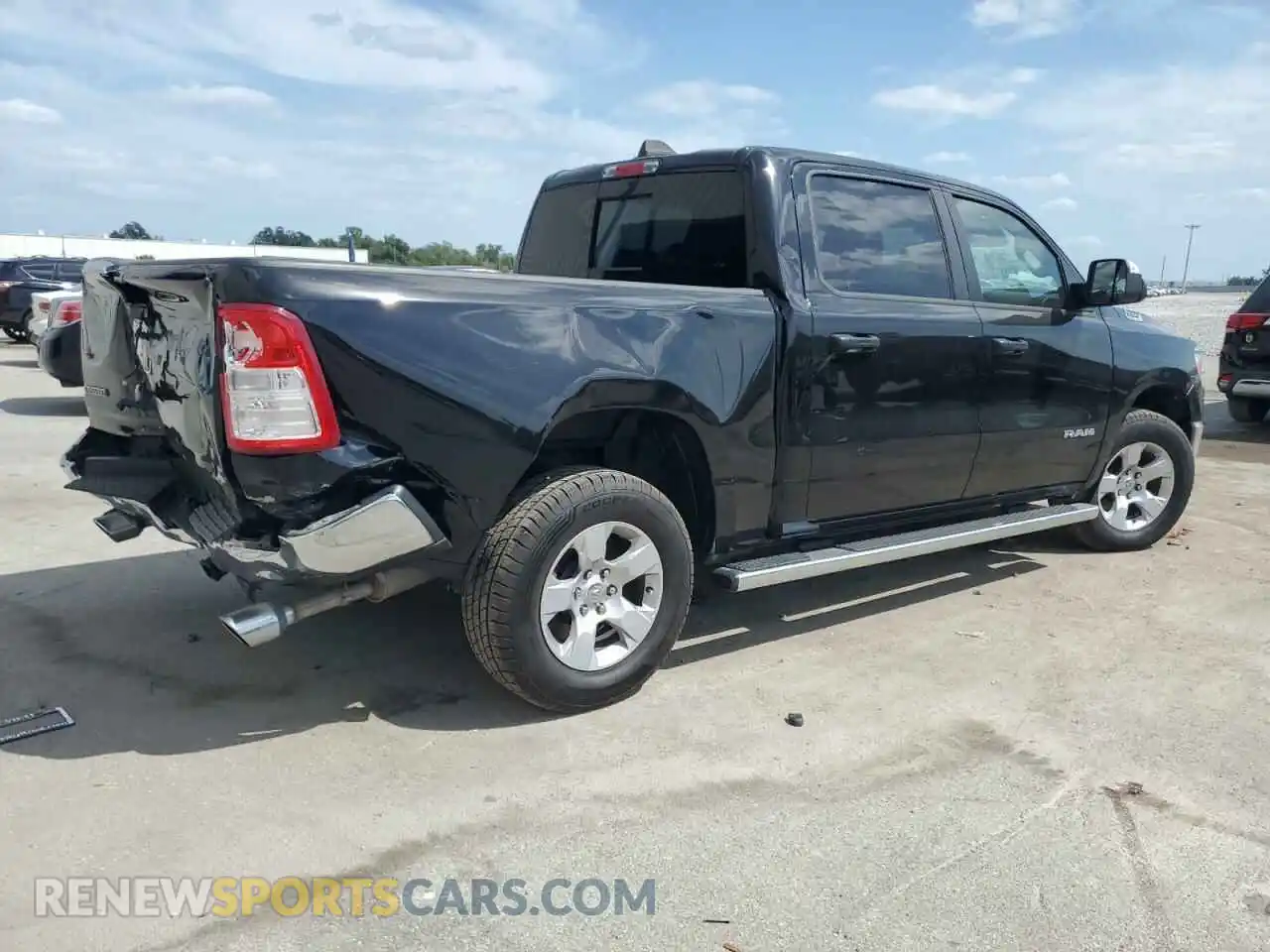 3 Photograph of a damaged car 1C6RREFT4PN614503 RAM 1500 2023