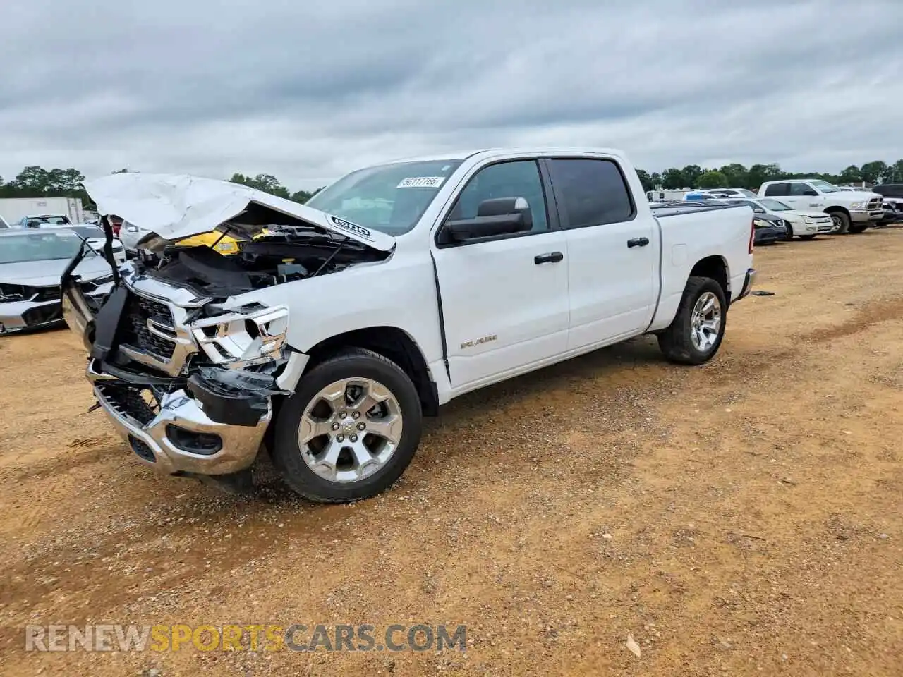 1 Photograph of a damaged car 1C6RREFT7PN641050 RAM 1500 2023