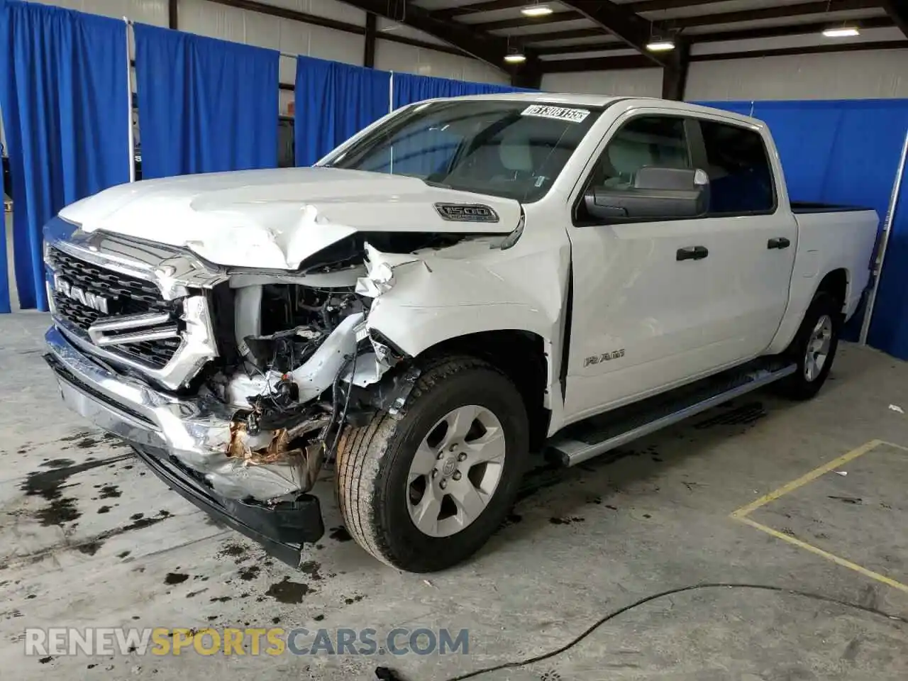 1 Photograph of a damaged car 1C6RREFT9PN654317 RAM 1500 2023