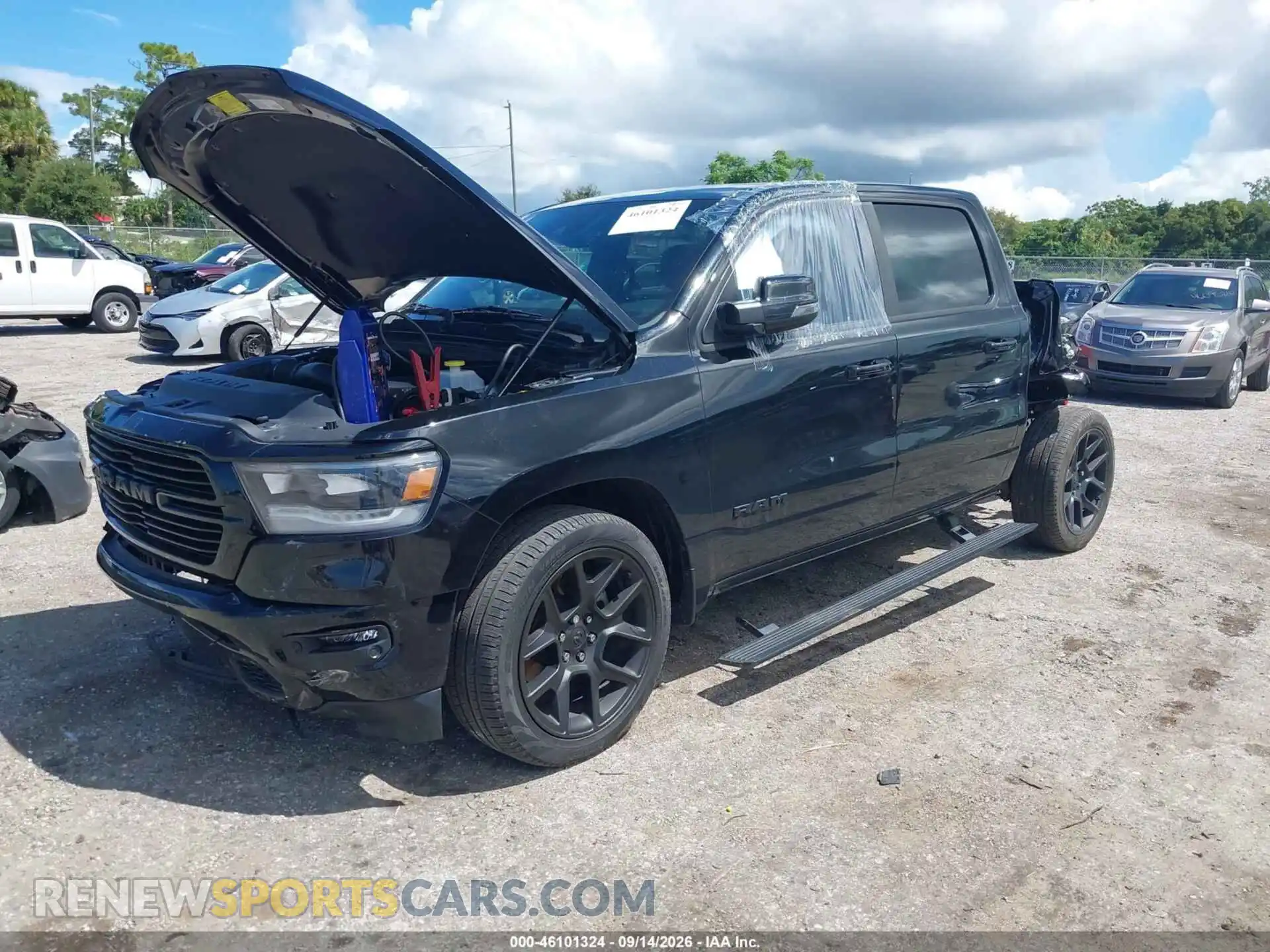 2 Photograph of a damaged car 1C6RREJT8PN608209 RAM 1500 2023