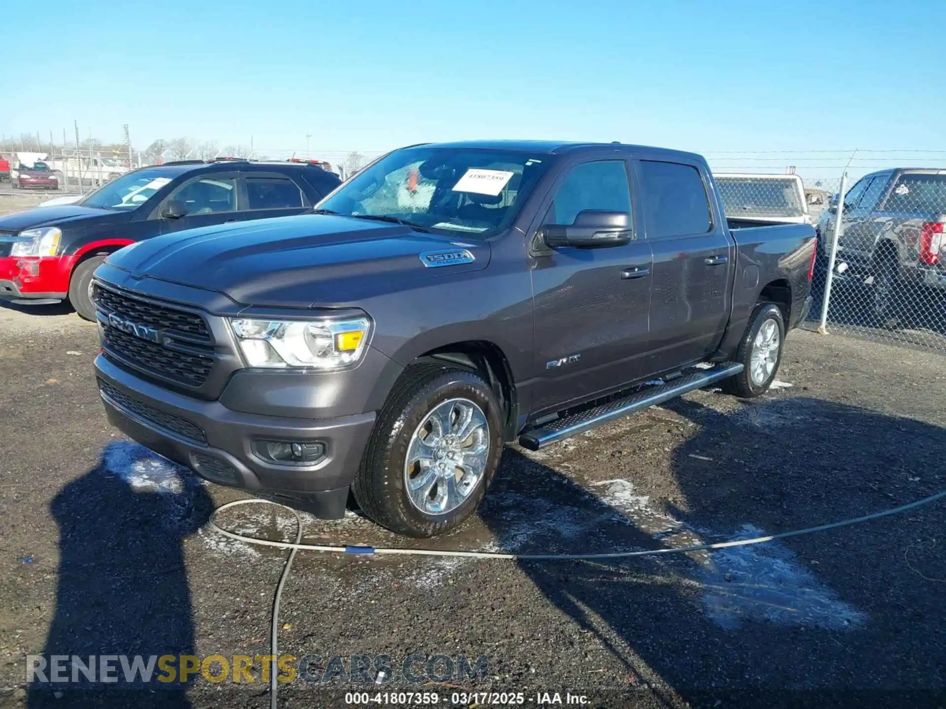 2 fotografías del automóvil dañado 1C6RRFFG2PN599704 RAM 1500 2023