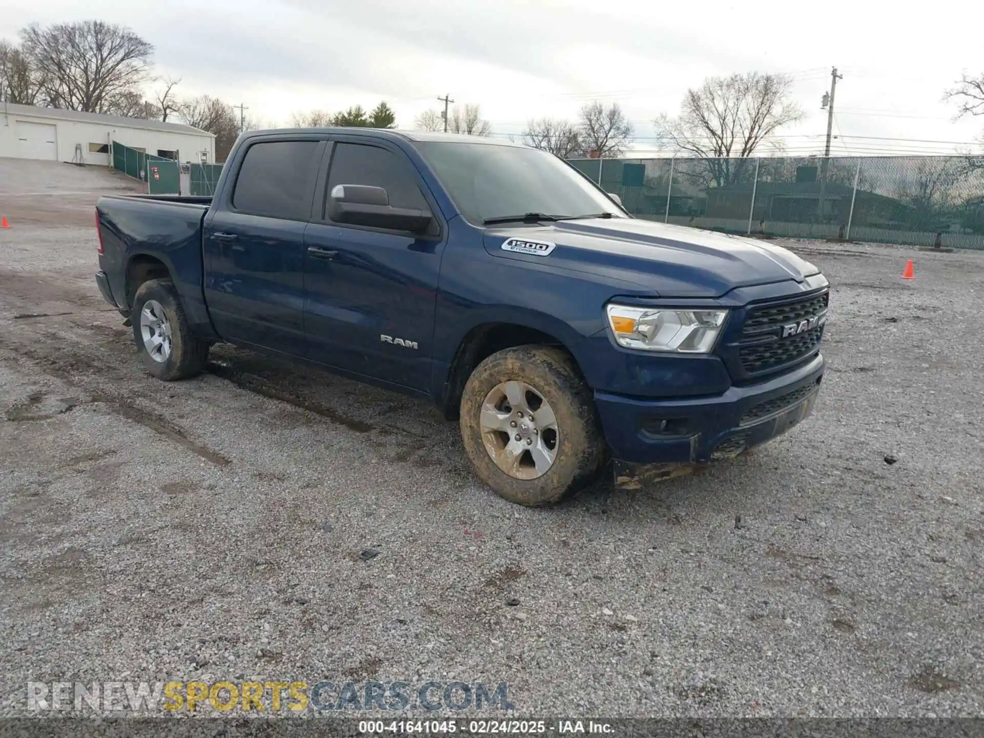 1 Photograph of a damaged car 1C6RRFFG4PN598747 RAM 1500 2023