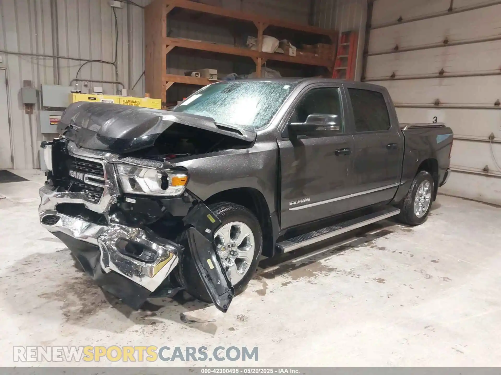2 Photograph of a damaged car 1C6RRFFG4PN667047 RAM 1500 2023