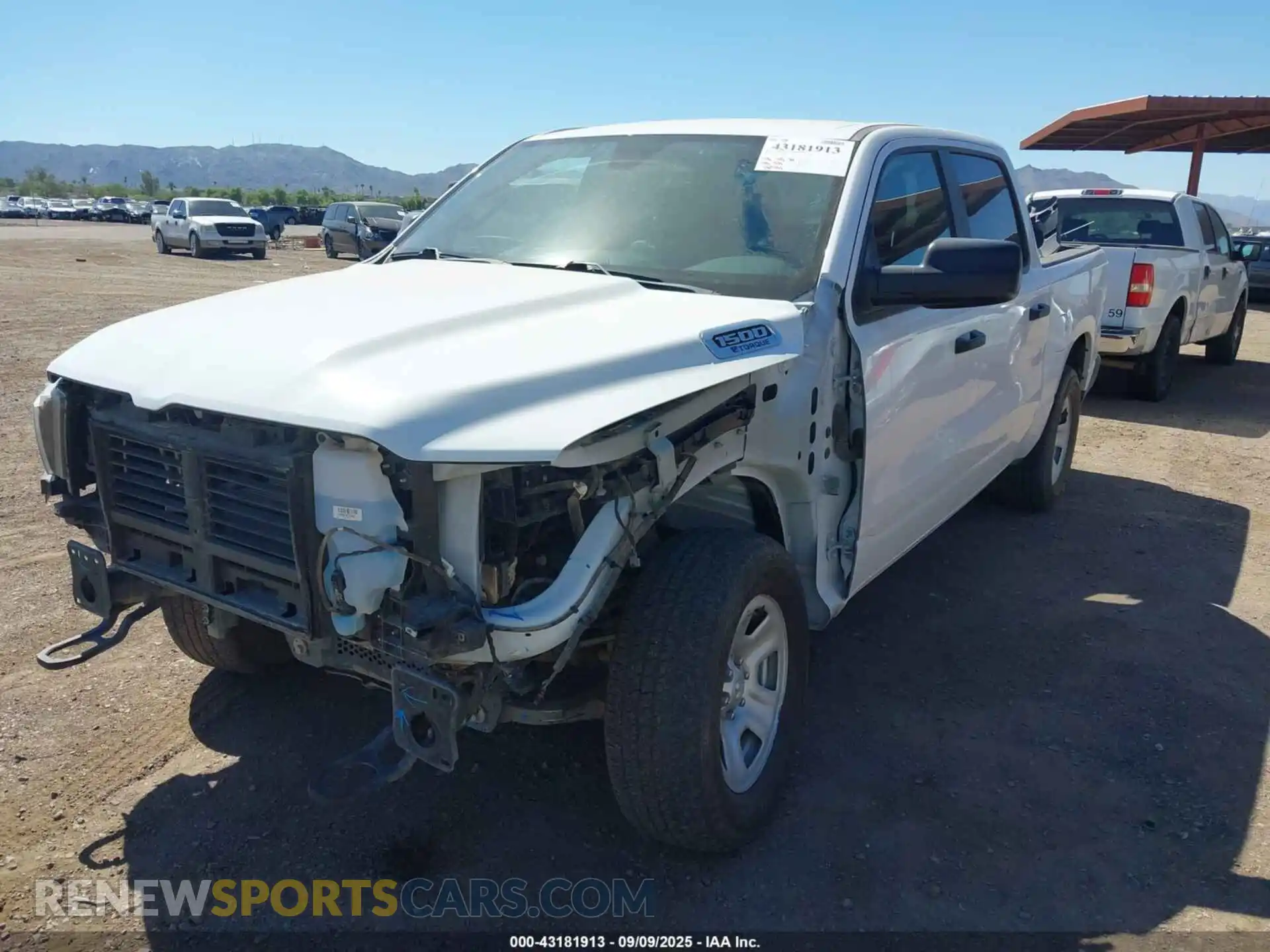 2 Photograph of a damaged car 1C6RRFGG1PN665111 RAM 1500 2023