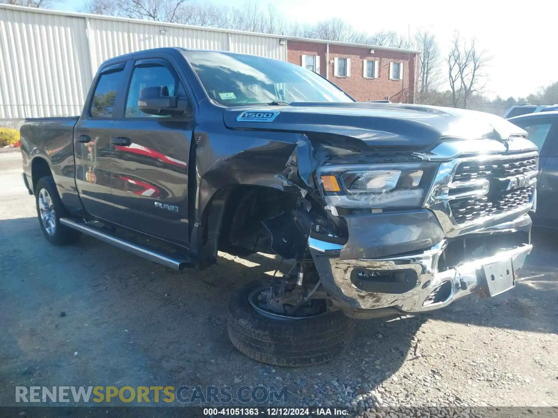1 Photograph of a damaged car 1C6SRFBT1PN599357 RAM 1500 2023
