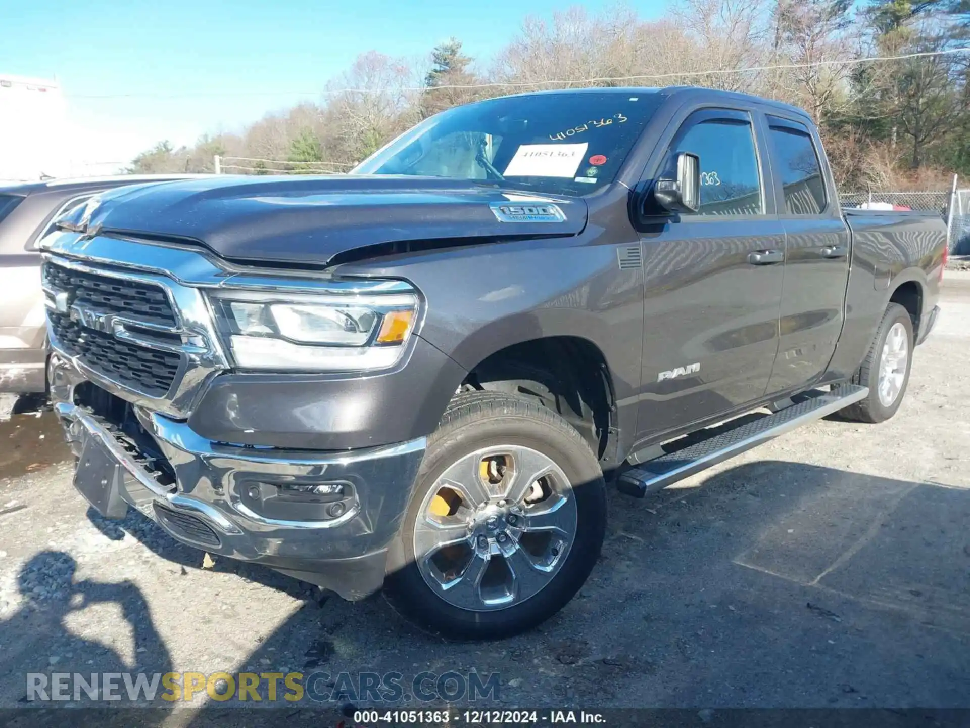 2 Photograph of a damaged car 1C6SRFBT1PN599357 RAM 1500 2023