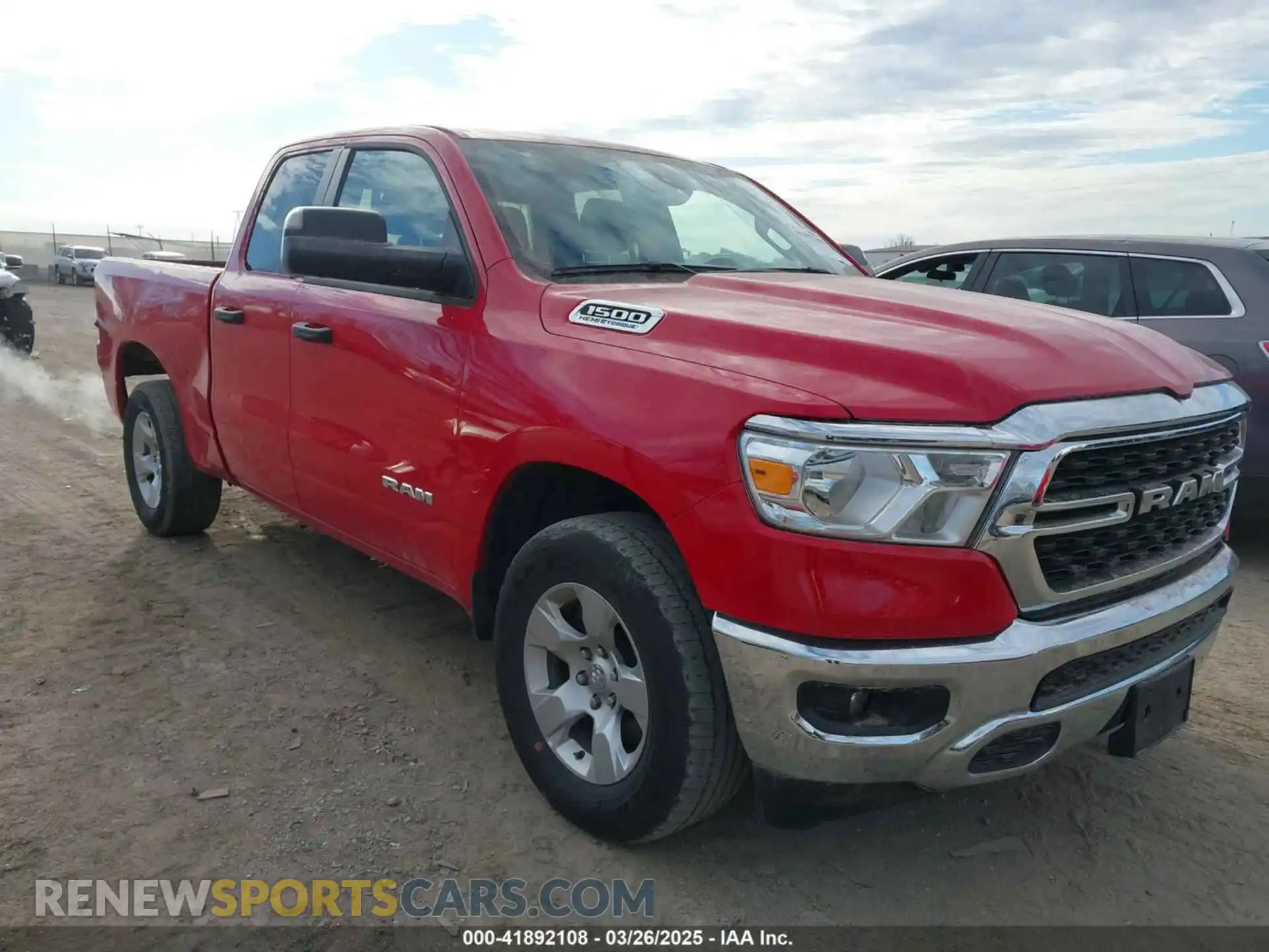 1 Photograph of a damaged car 1C6SRFBT7PN620356 RAM 1500 2023