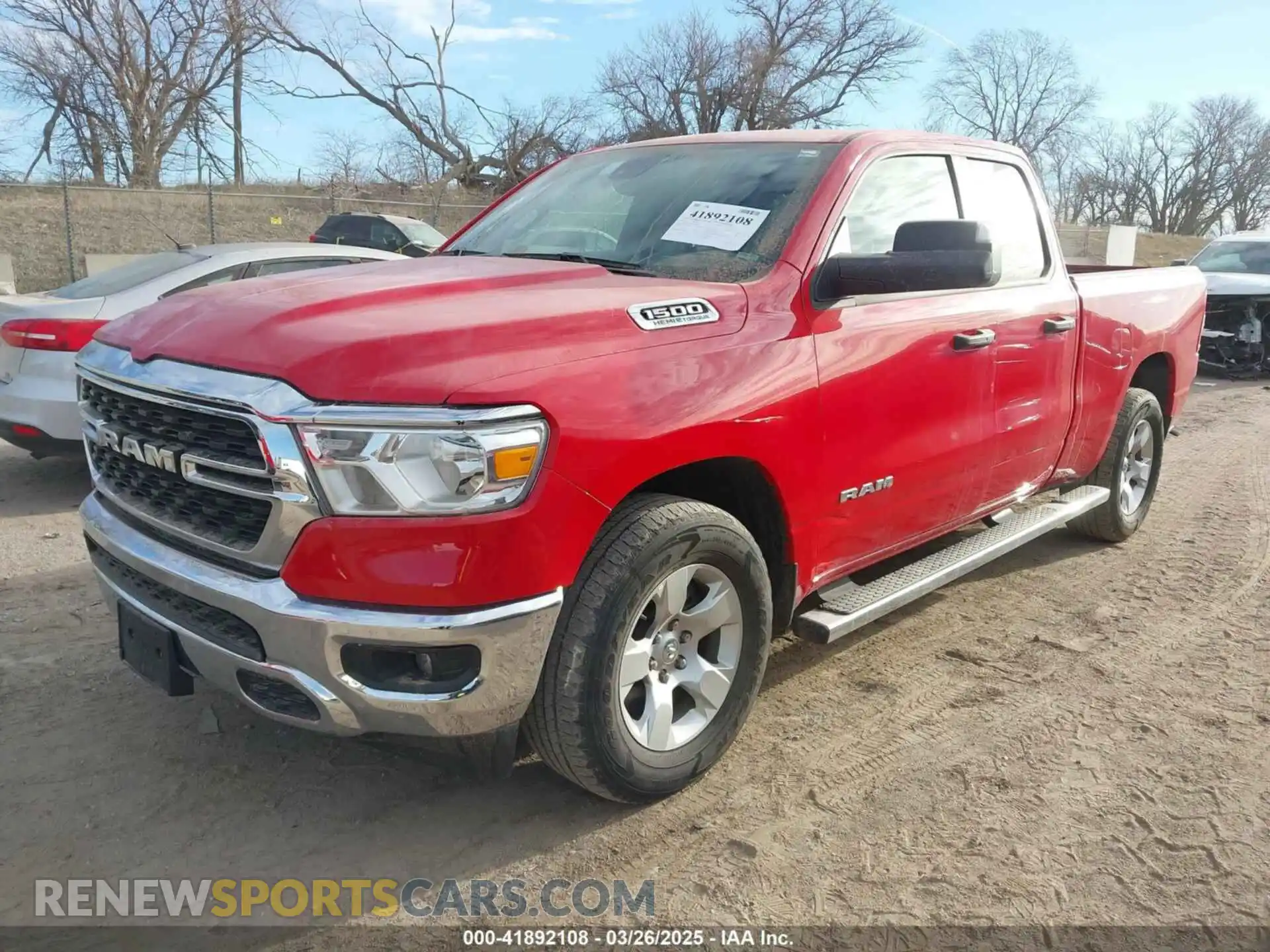 2 Photograph of a damaged car 1C6SRFBT7PN620356 RAM 1500 2023