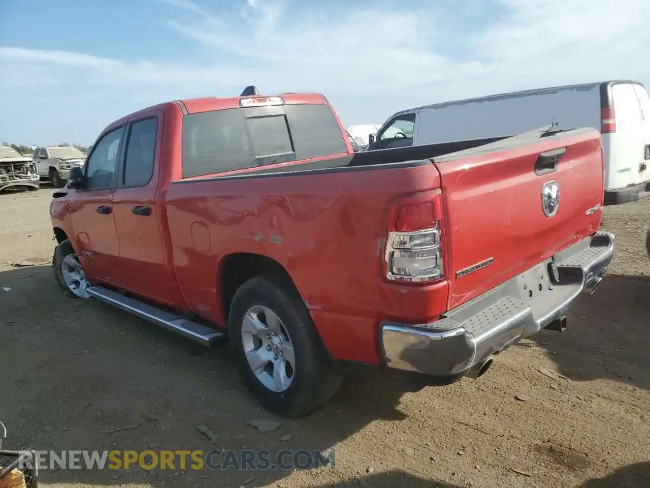 2 Photograph of a damaged car 1C6SRFBTXPN535513 RAM 1500 2023