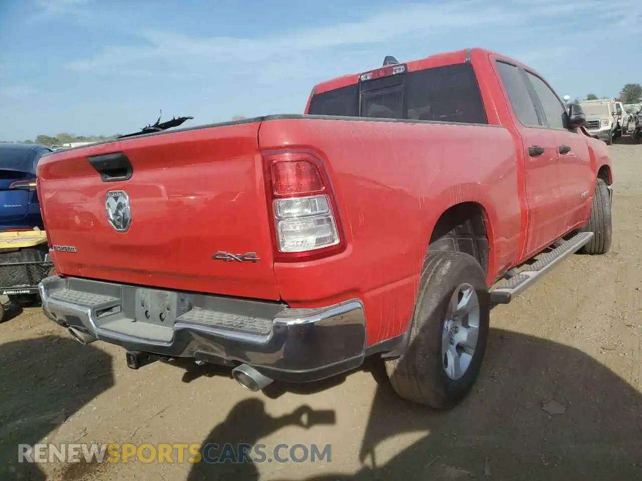 3 Photograph of a damaged car 1C6SRFBTXPN535513 RAM 1500 2023