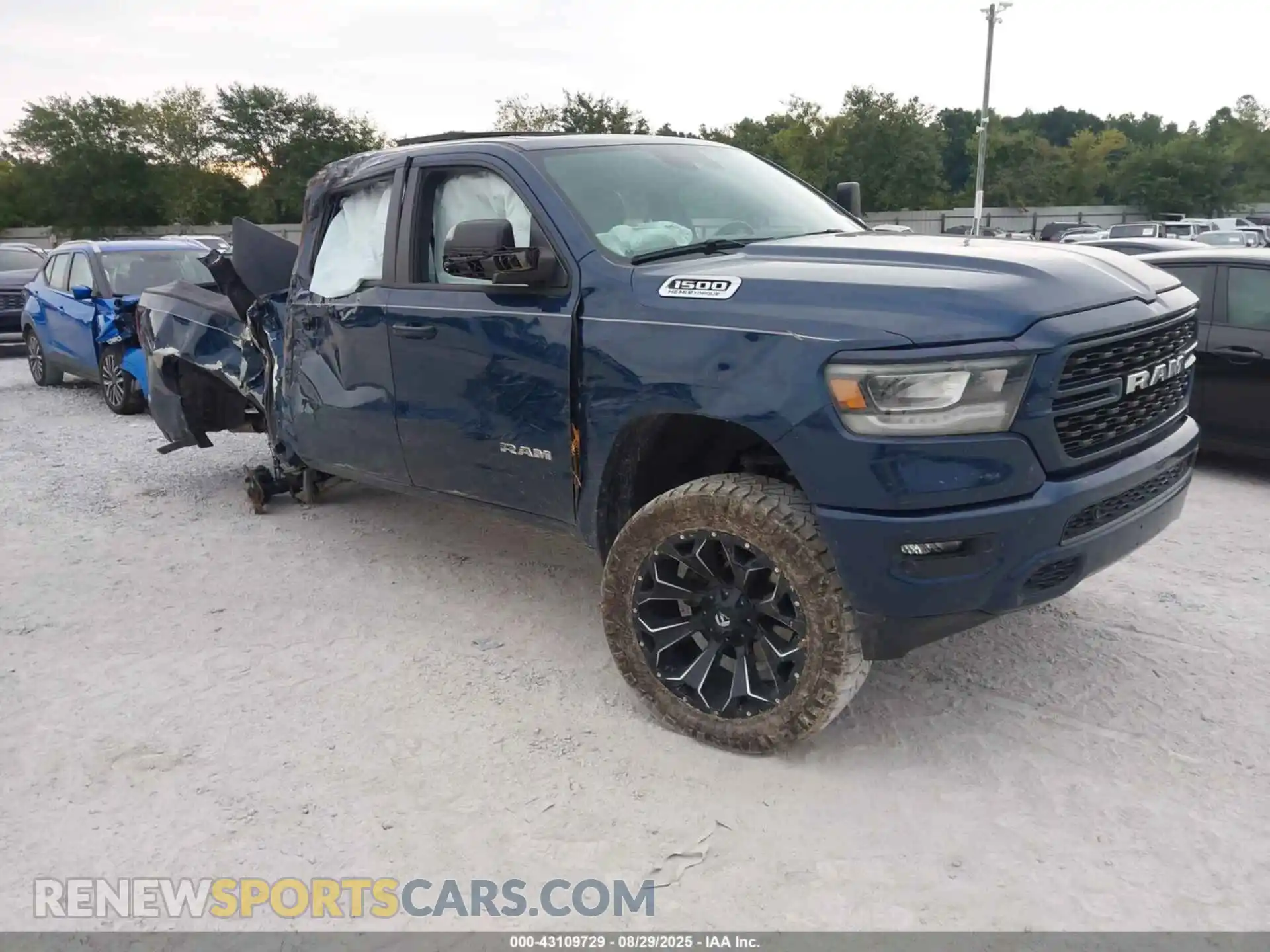 1 Photograph of a damaged car 1C6SRFFT2PN653002 RAM 1500 2023